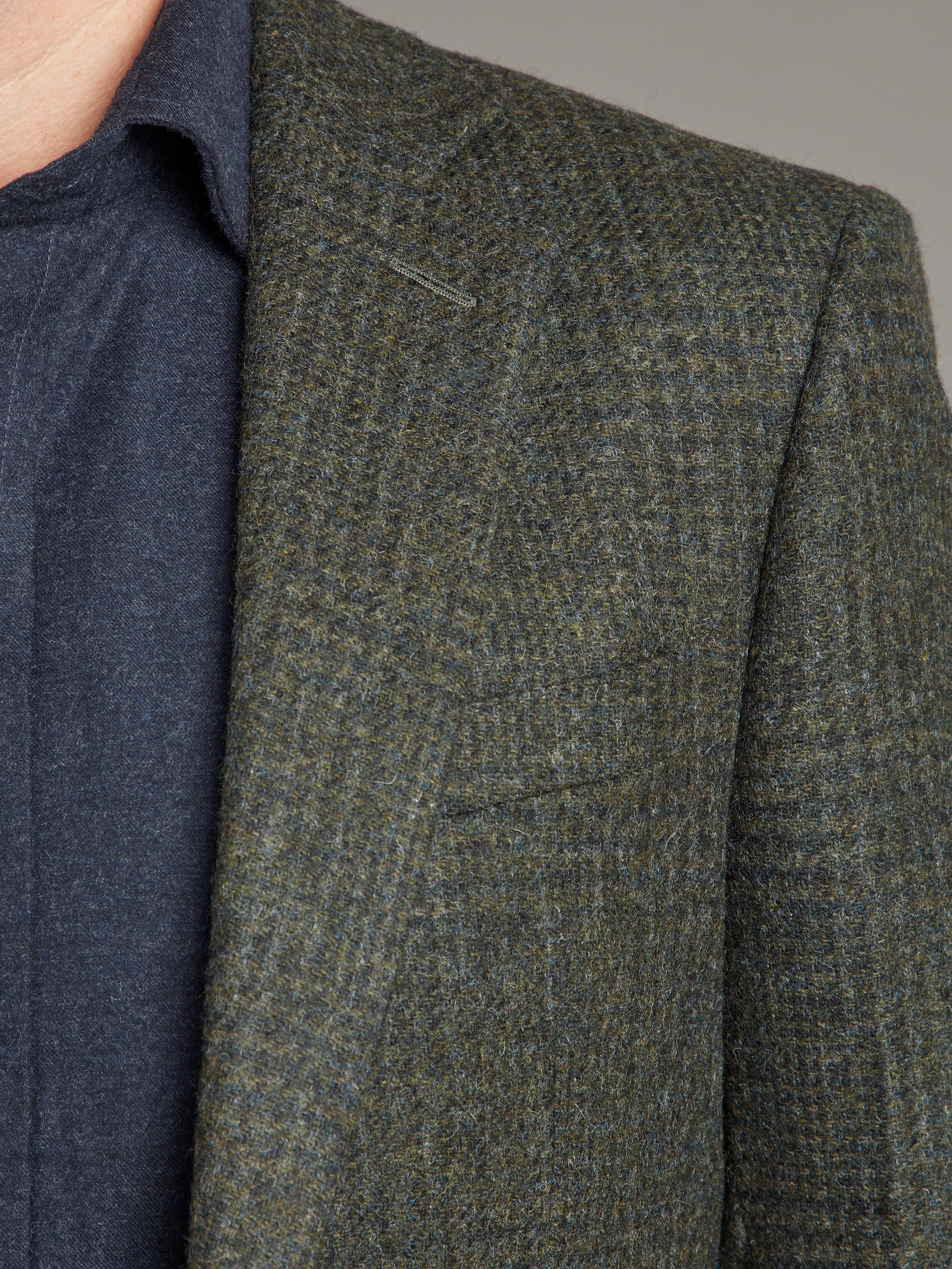 Eaton Jacket Check - Moss Green