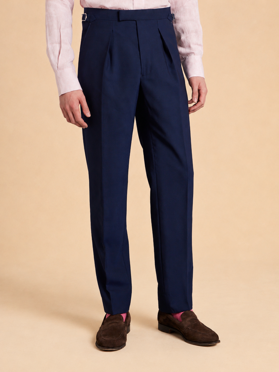 Mayfair Tailored Fit Suit - Navy Fresco Wool