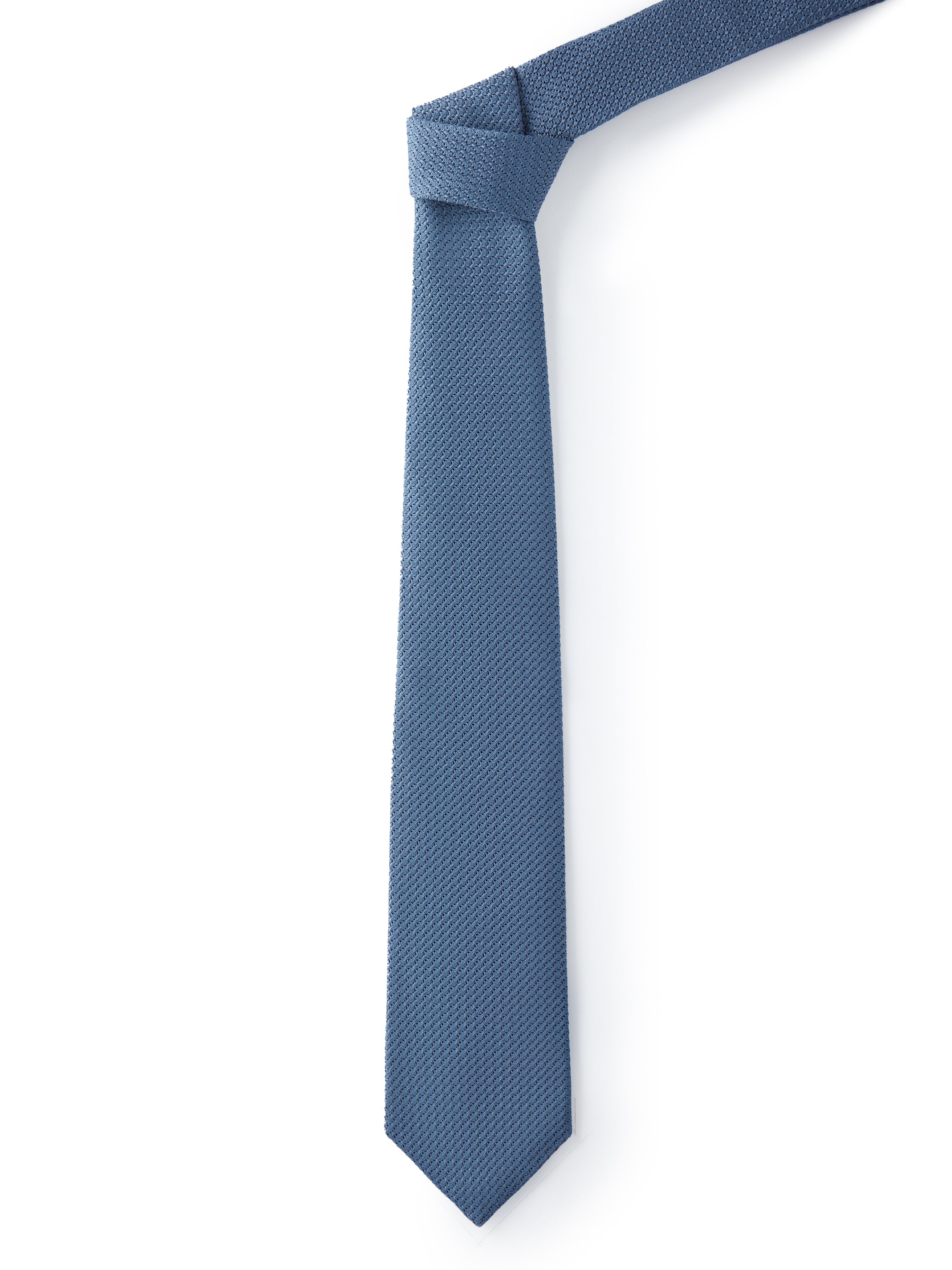 Grenadine Silk Tie - Airforce Blue
