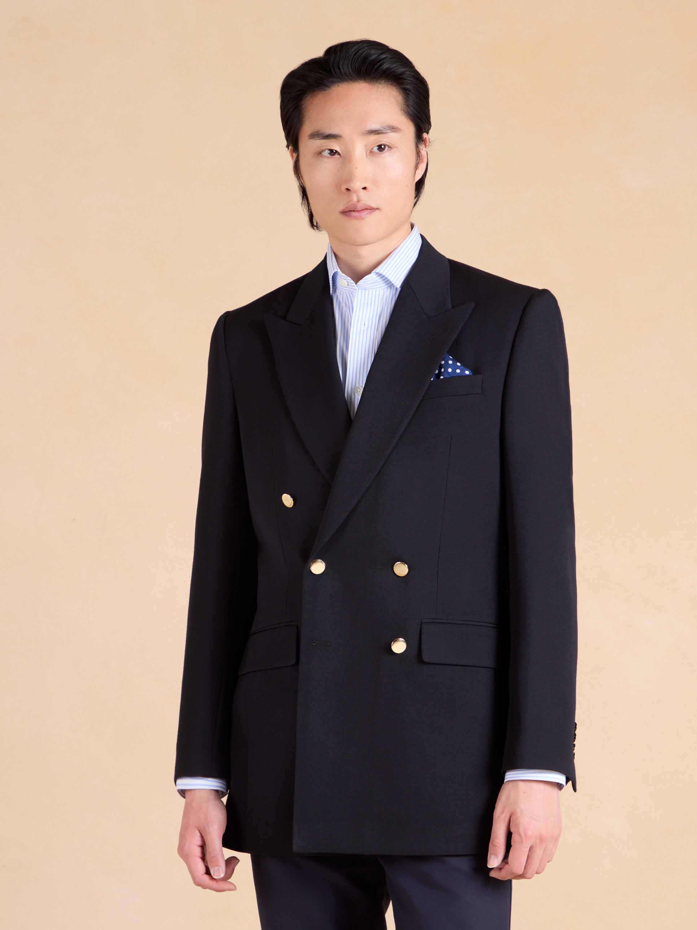 Double Breasted Navy Blazer