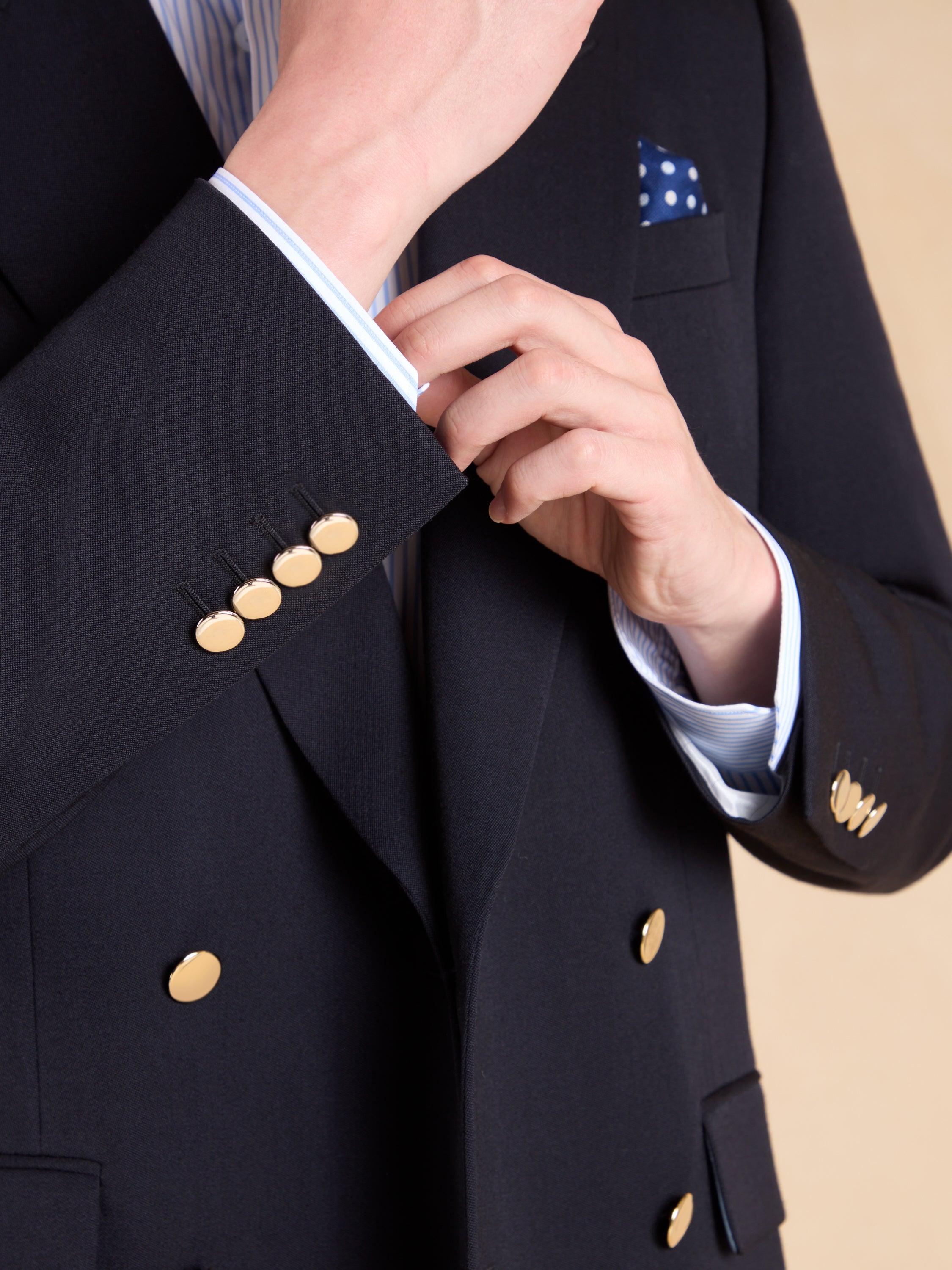 Double Breasted Navy Blazer
