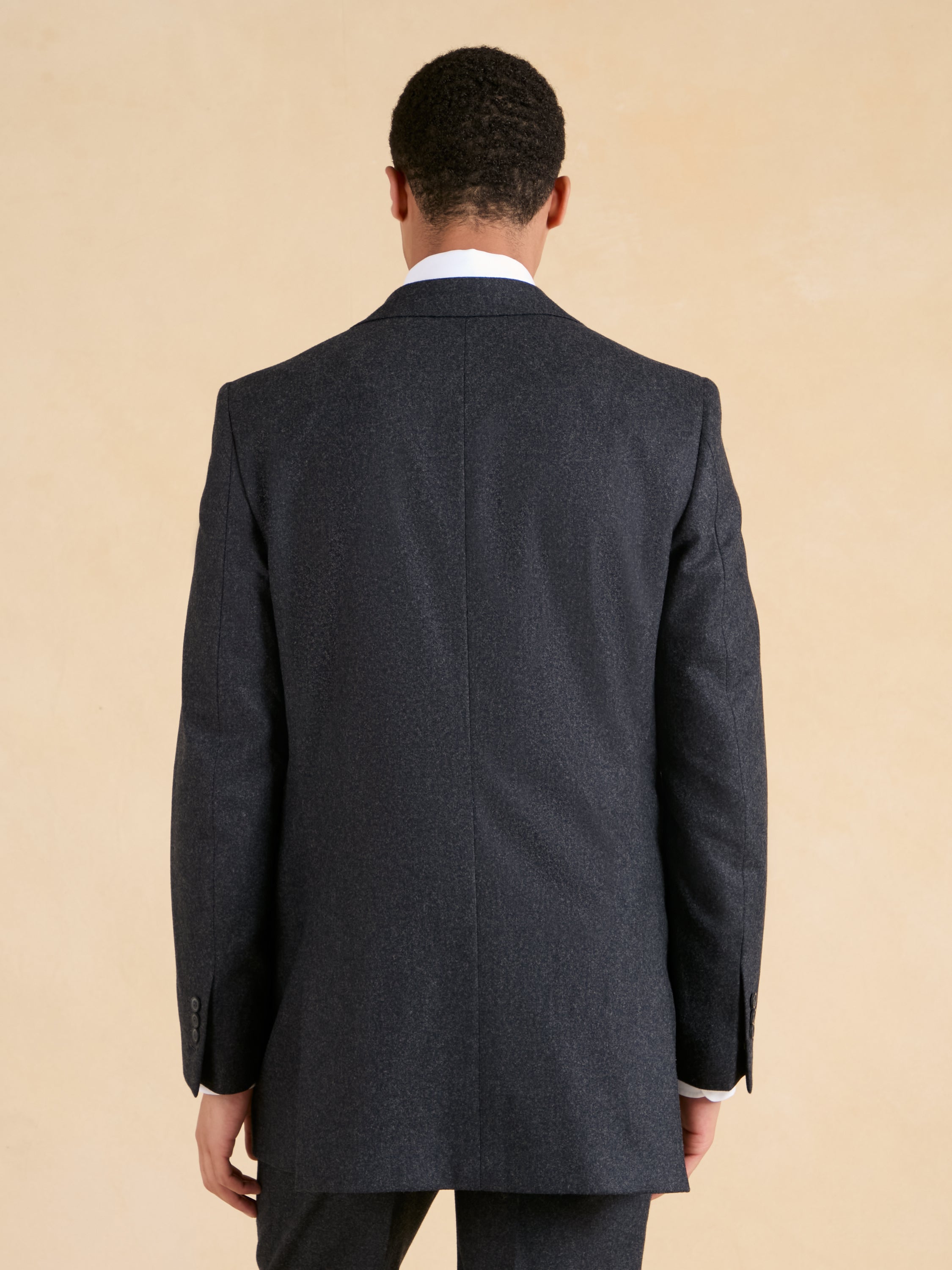 Eaton Jacket - Charcoal Flannel Wool