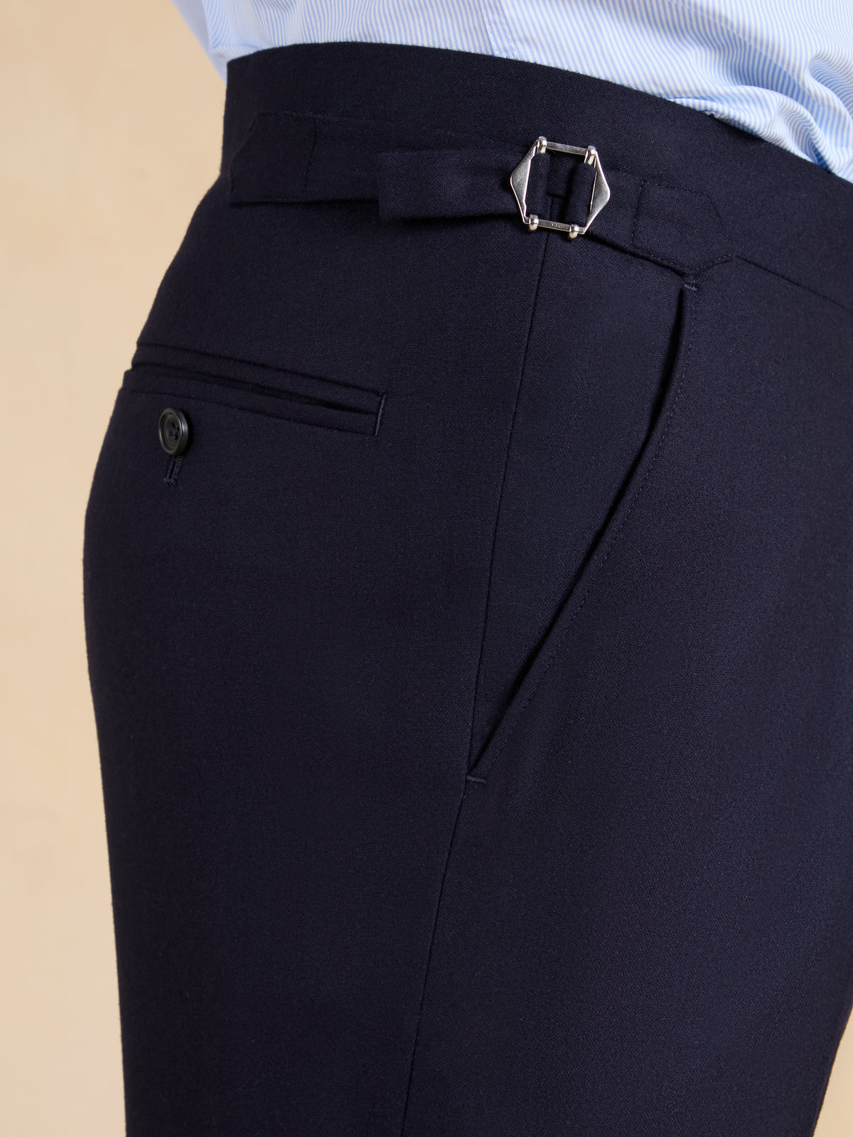 Eaton Suit - Ink Blue Cashmere and Wool Blend