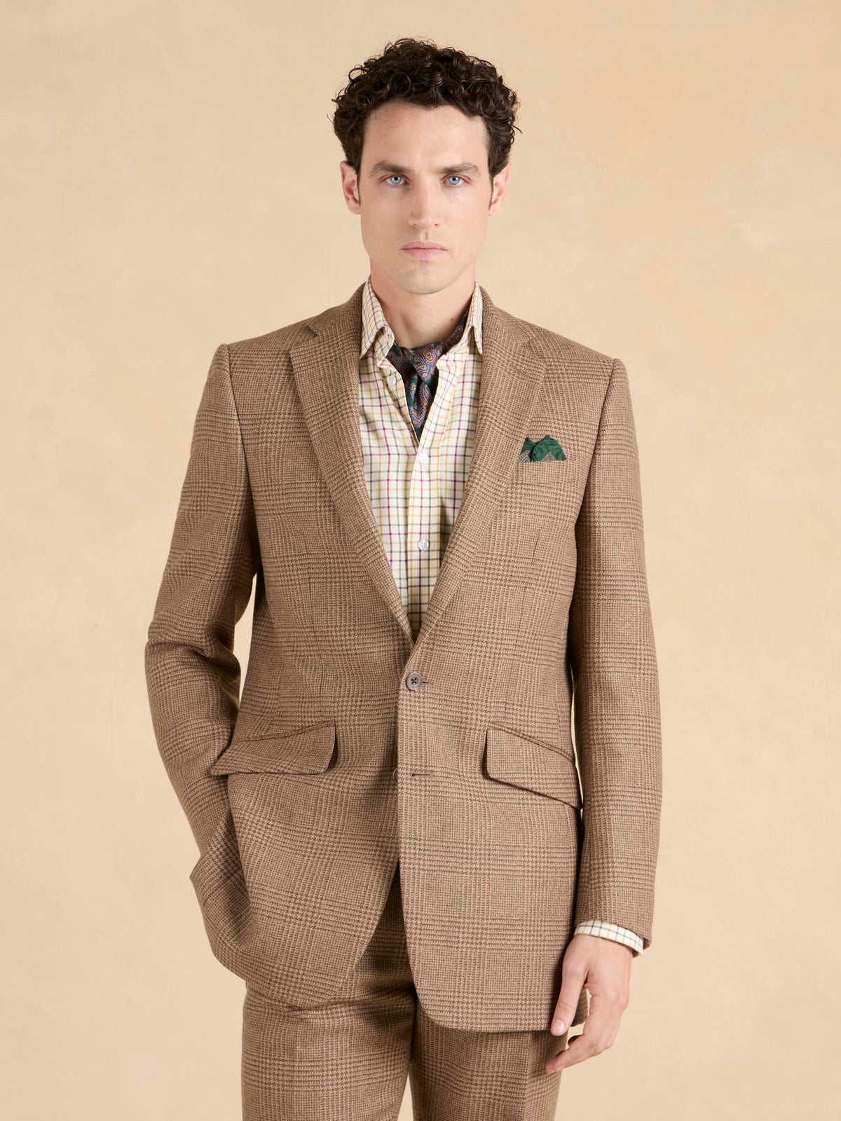 Eaton Jacket - Brown Check Tweed