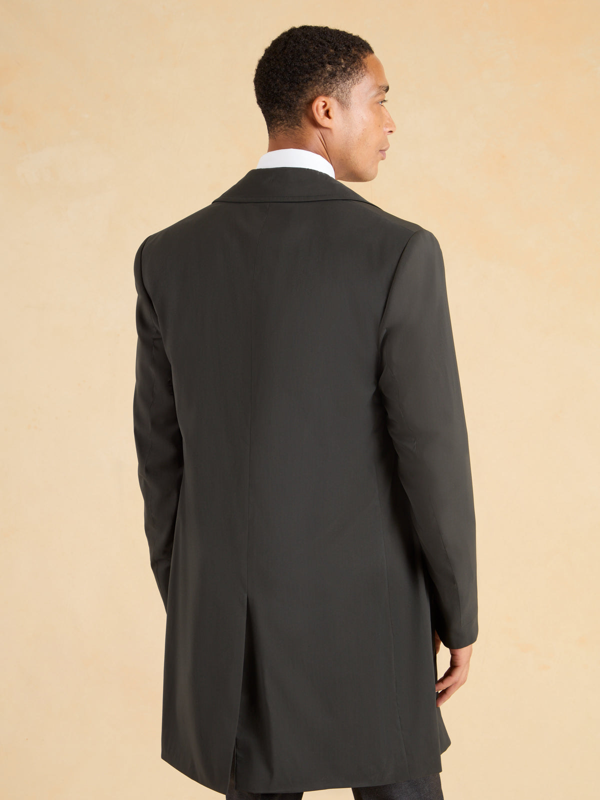 Elvaston Raincoat Loro Piana Rain System - Dark Olive