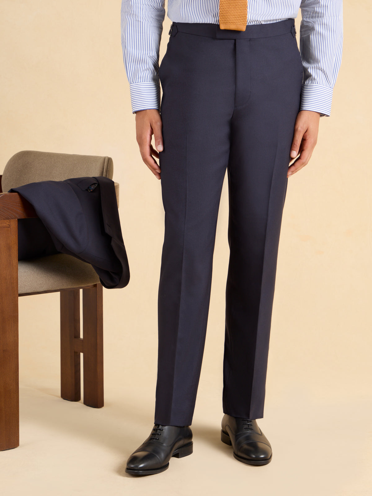Mayfair Suit - Navy Twill Wool