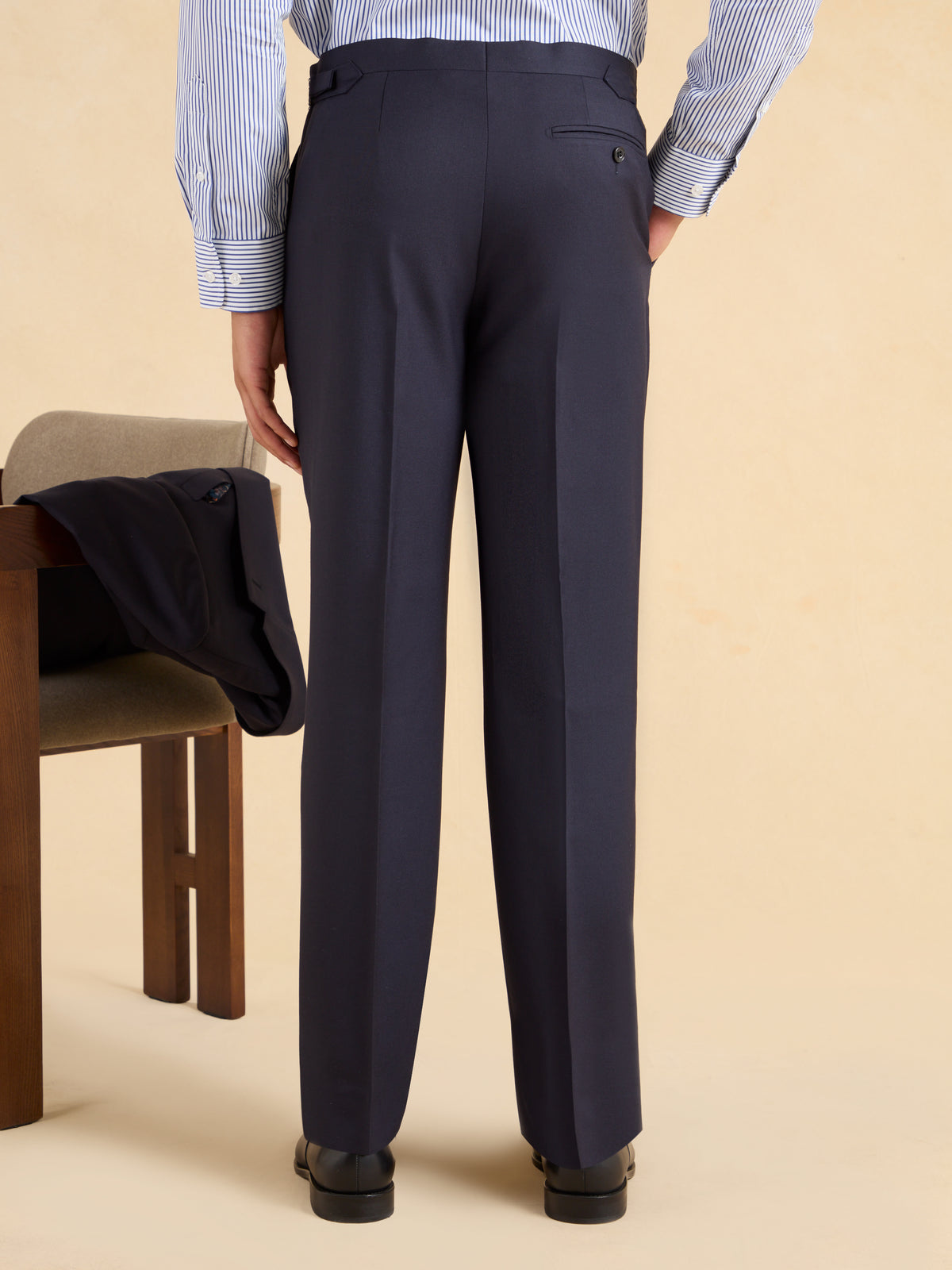 Mayfair Suit - Navy Twill Wool