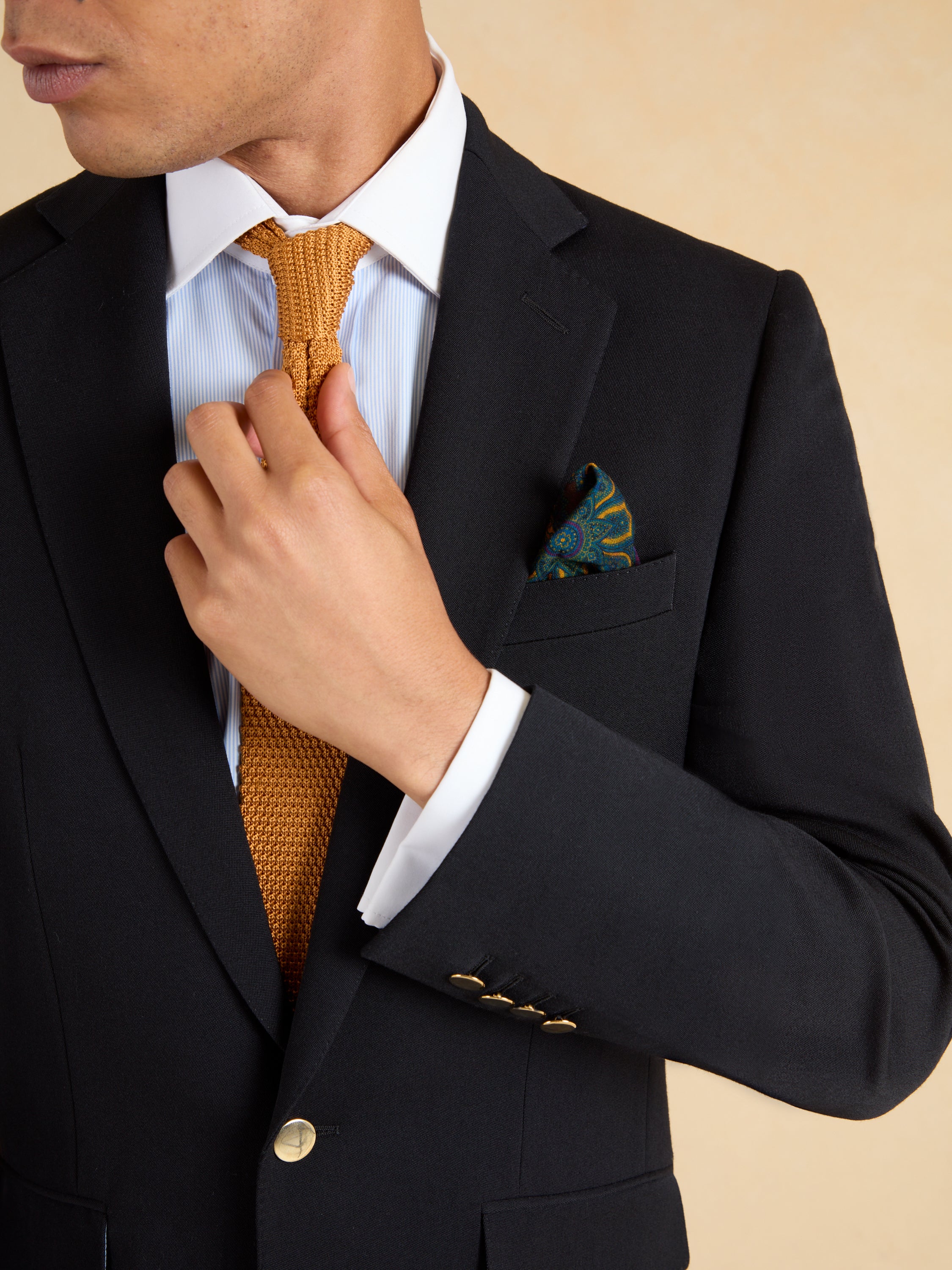 Single Breasted Navy Blazer