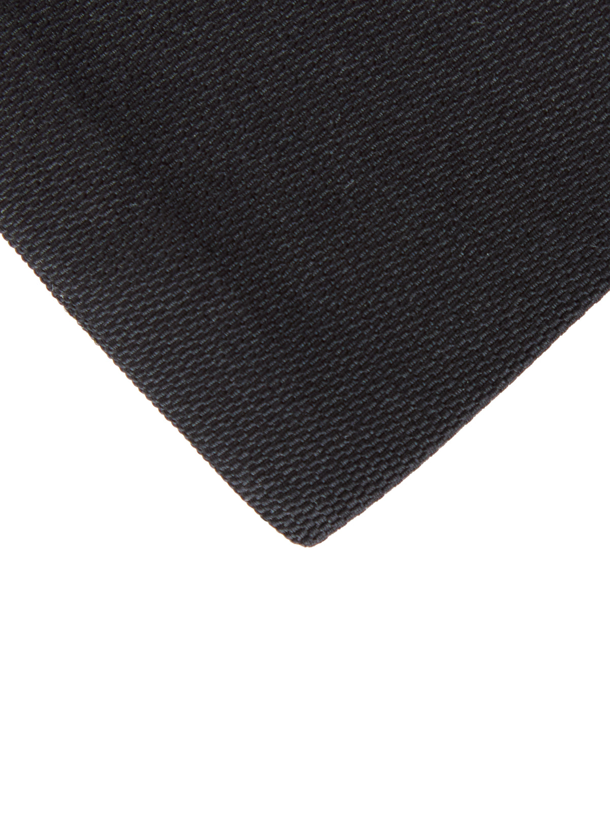 Silk Barathea Bat Wing Bow Tie - Black