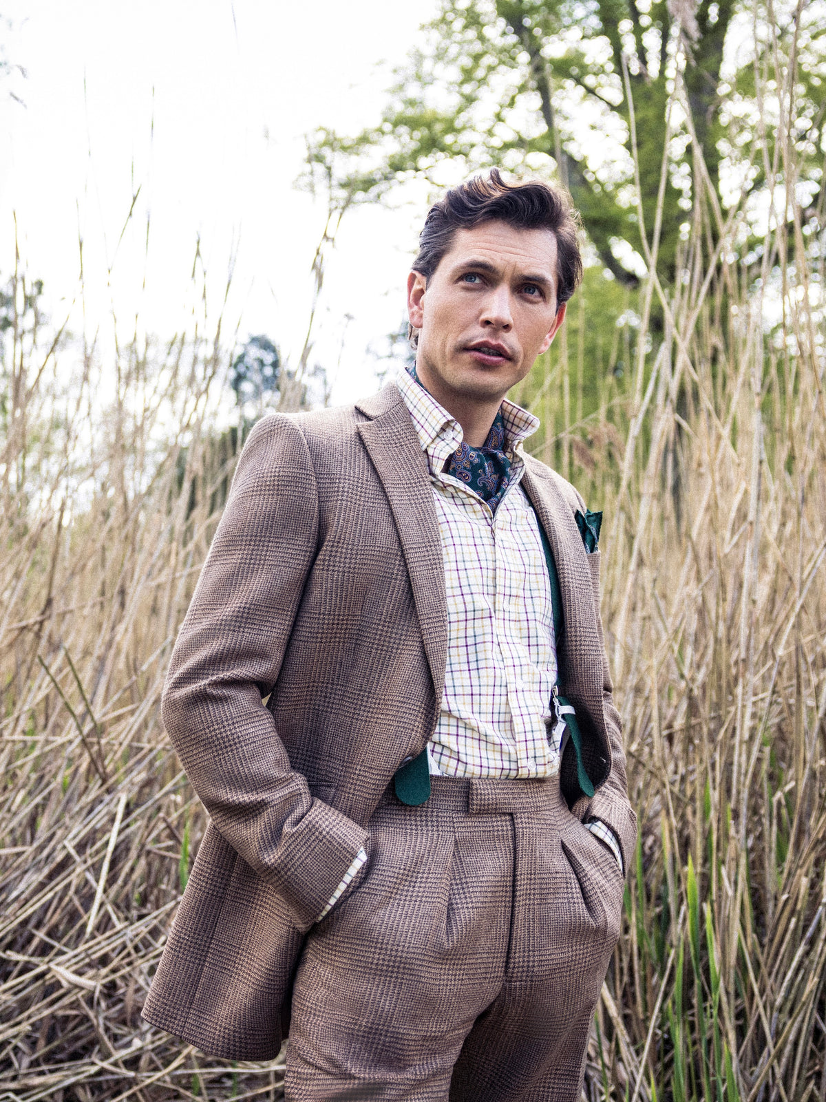 Eaton Jacket - Brown Check Tweed