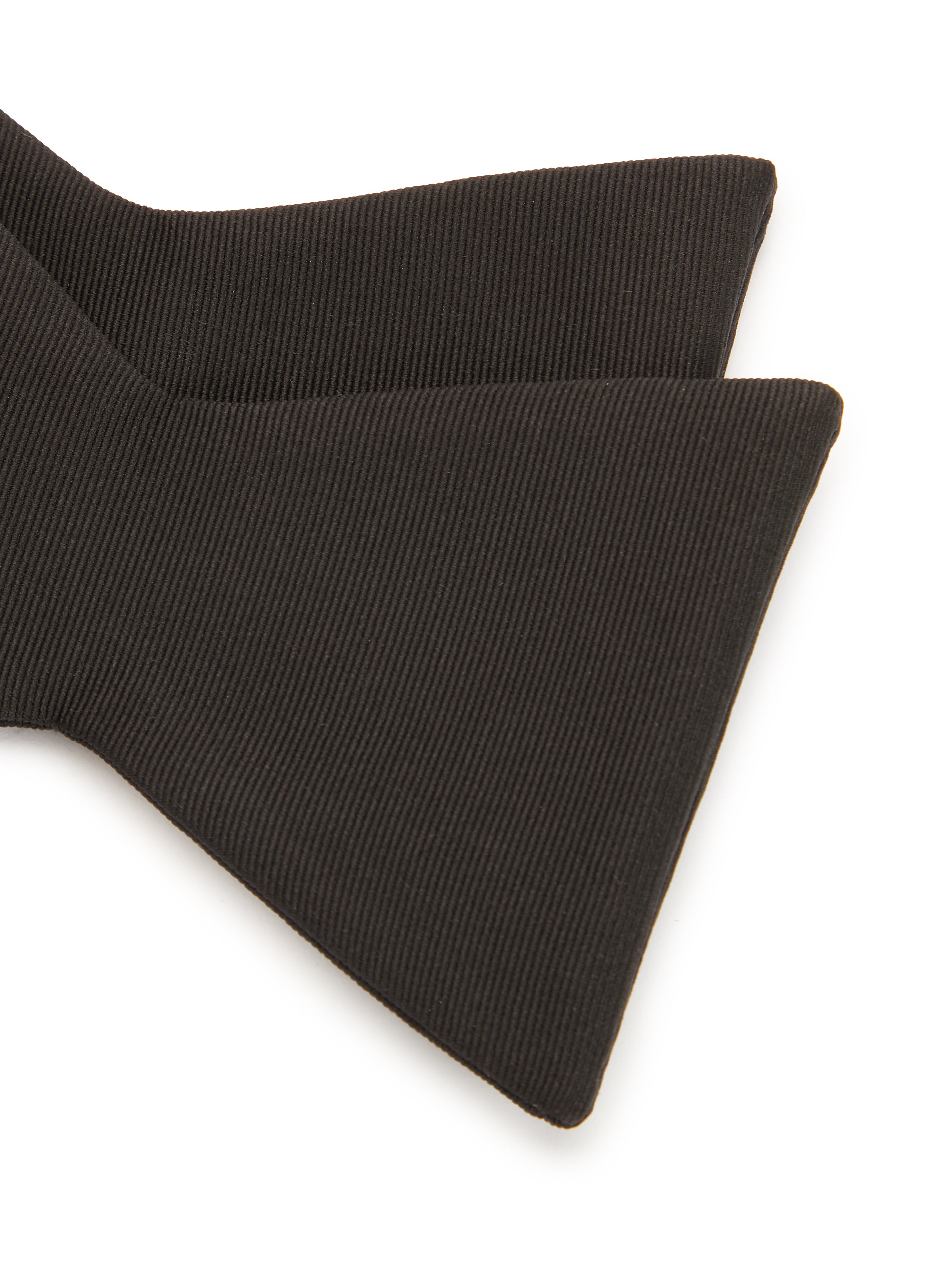 Bow Tie, Self Tie - Corded Black