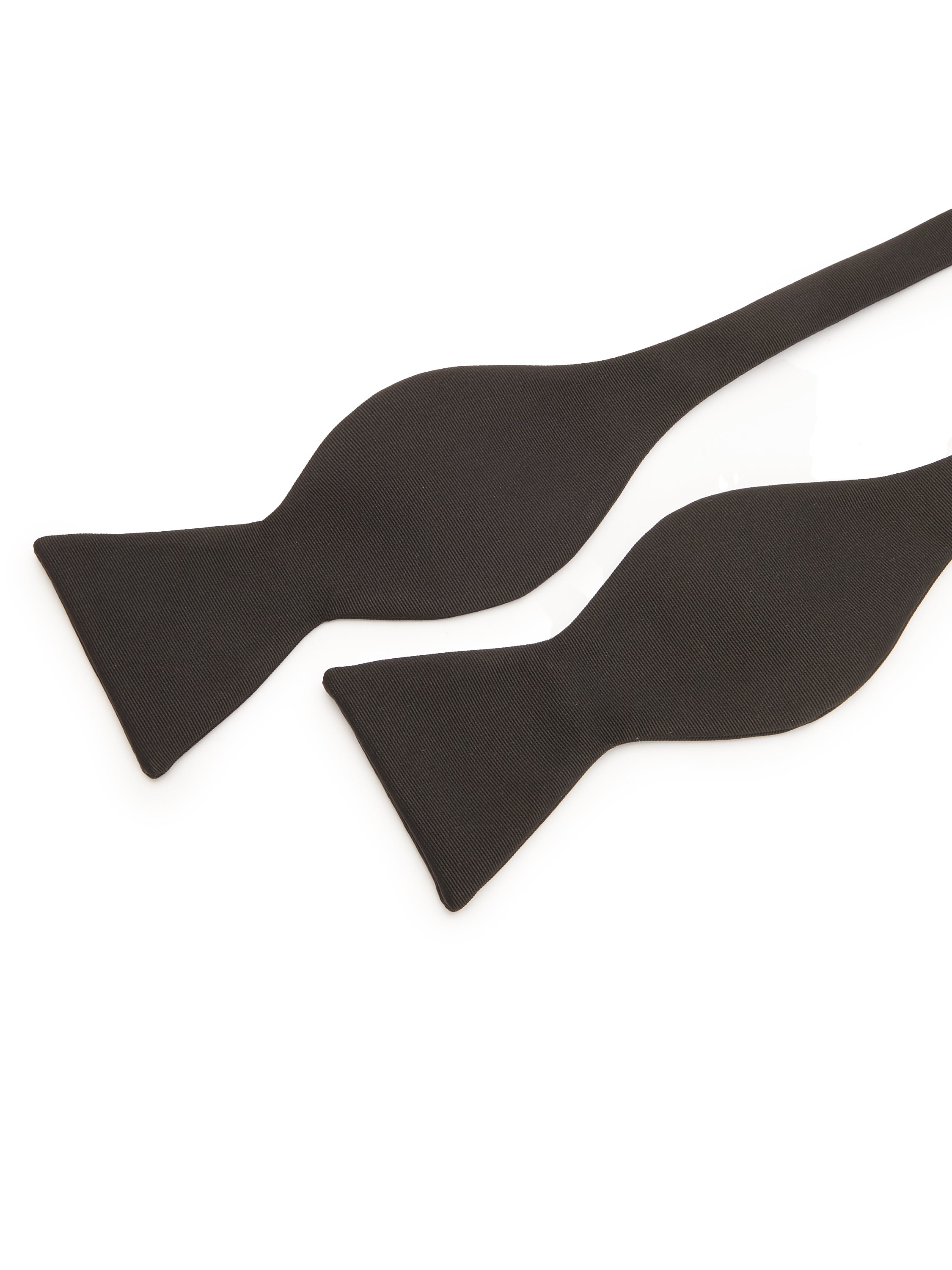 Bow Tie, Self Tie - Corded Black