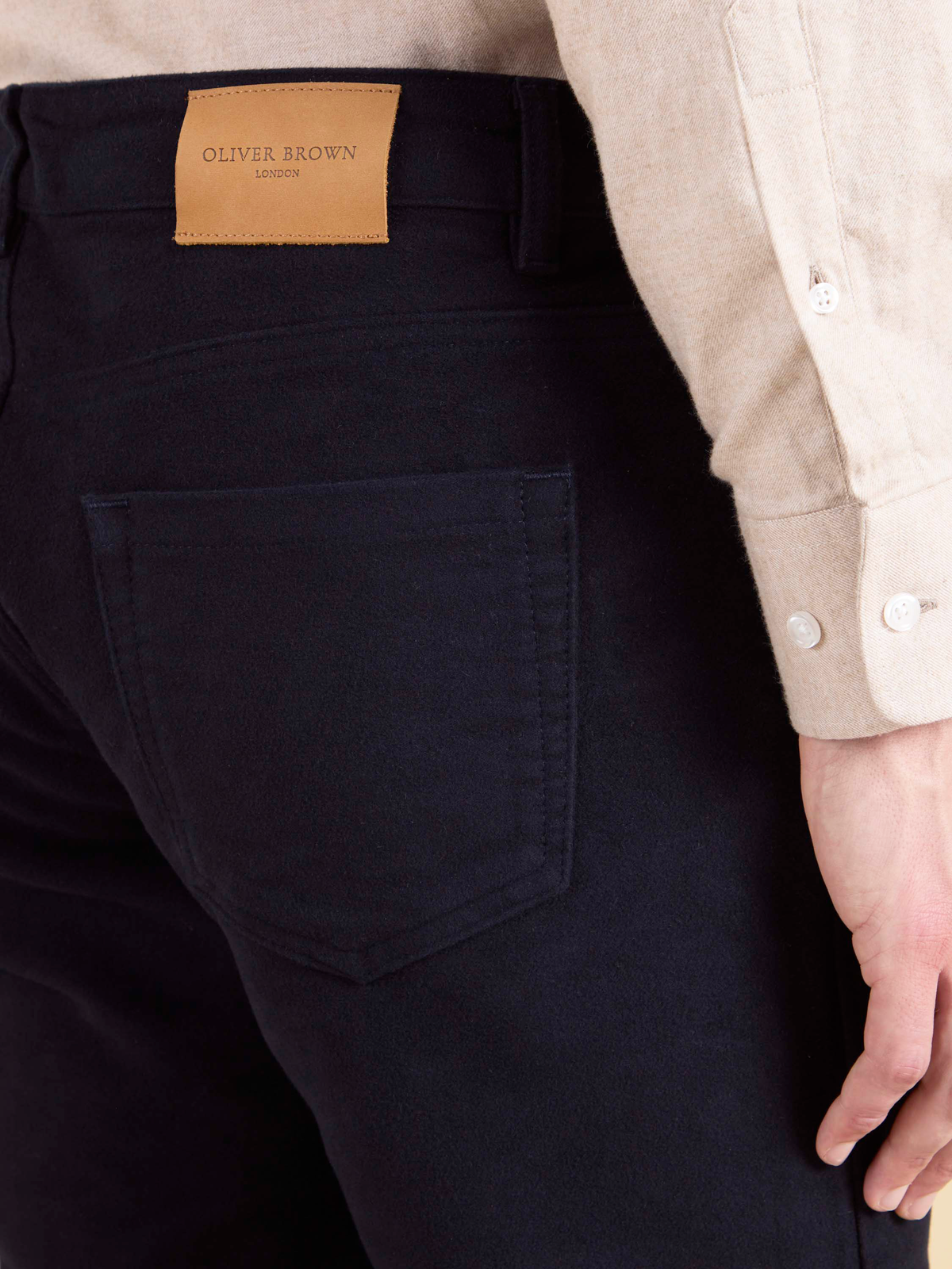Brompton Chino - Navy Heavyweight Cotton