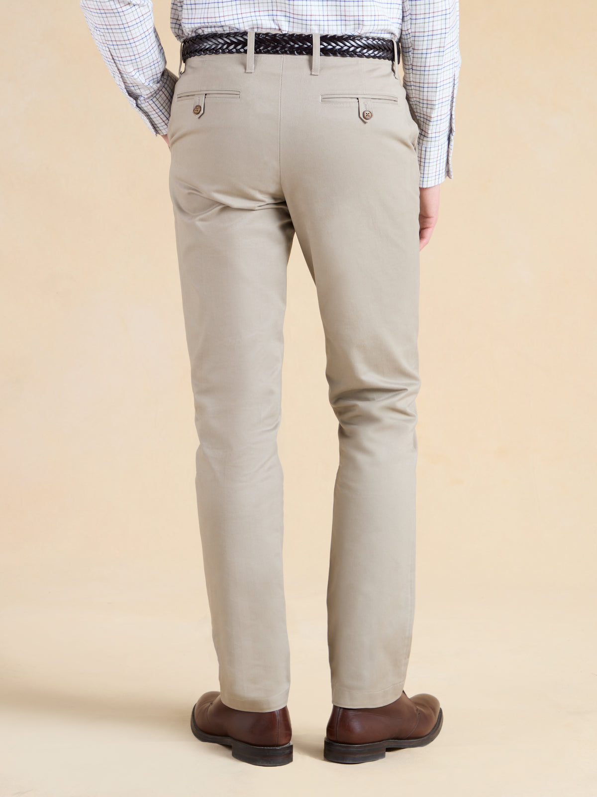 Brompton Chino - Stone Heavyweight Cotton