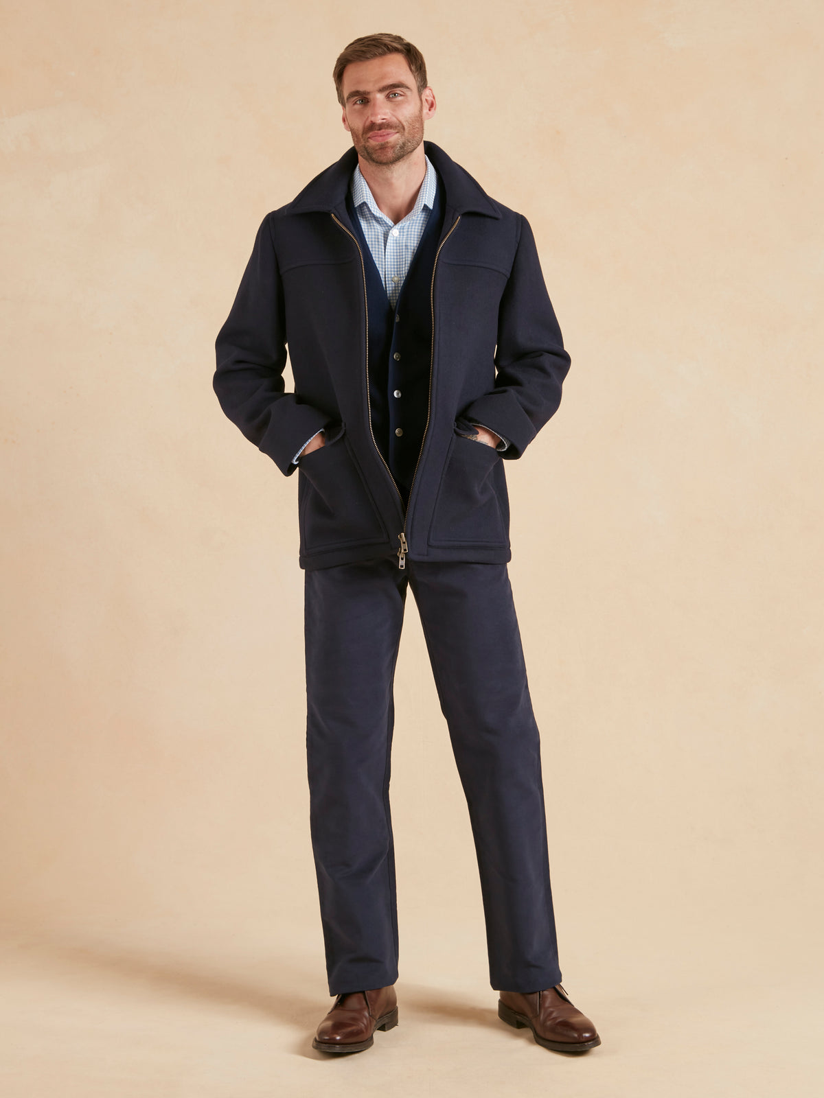 Field Jacket - Navy Wool