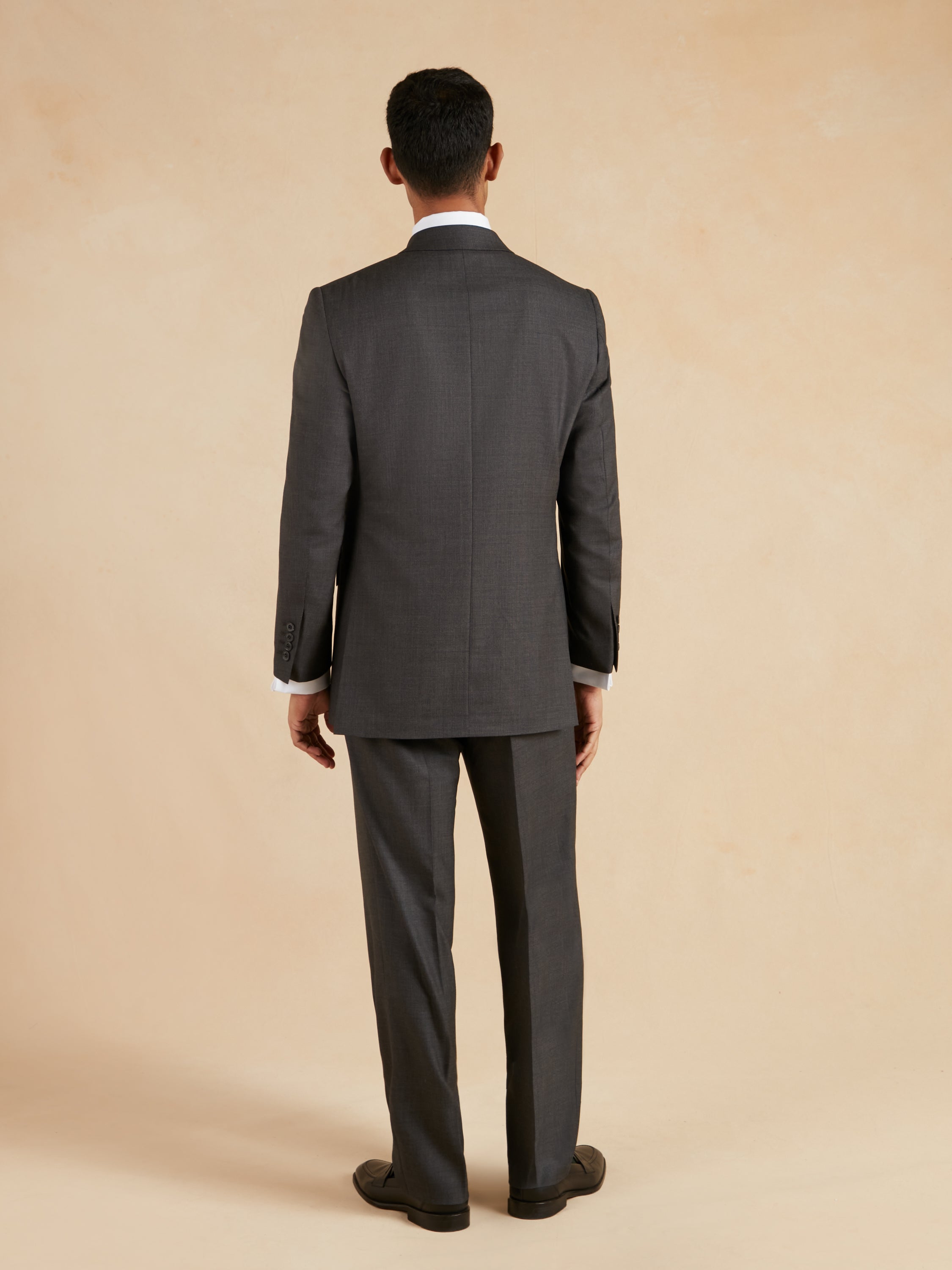 Cadogan Suit - Mid Grey Birdseye