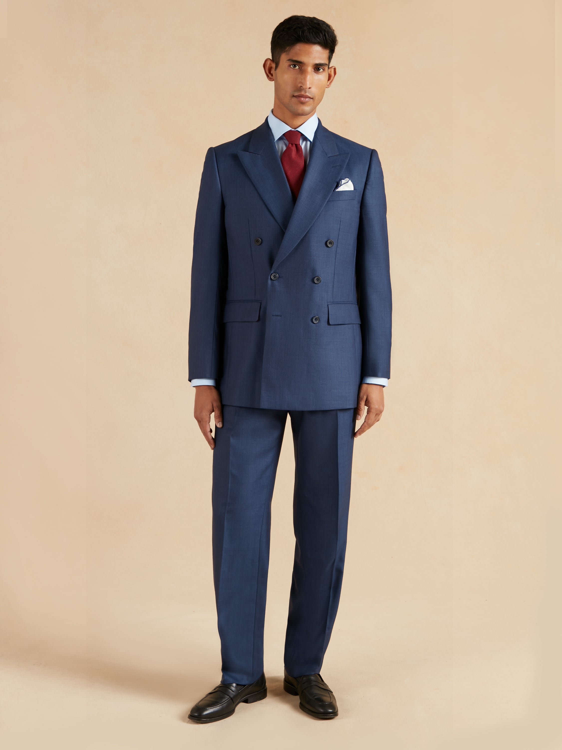 Cadogan Suit - Navy Birdseye