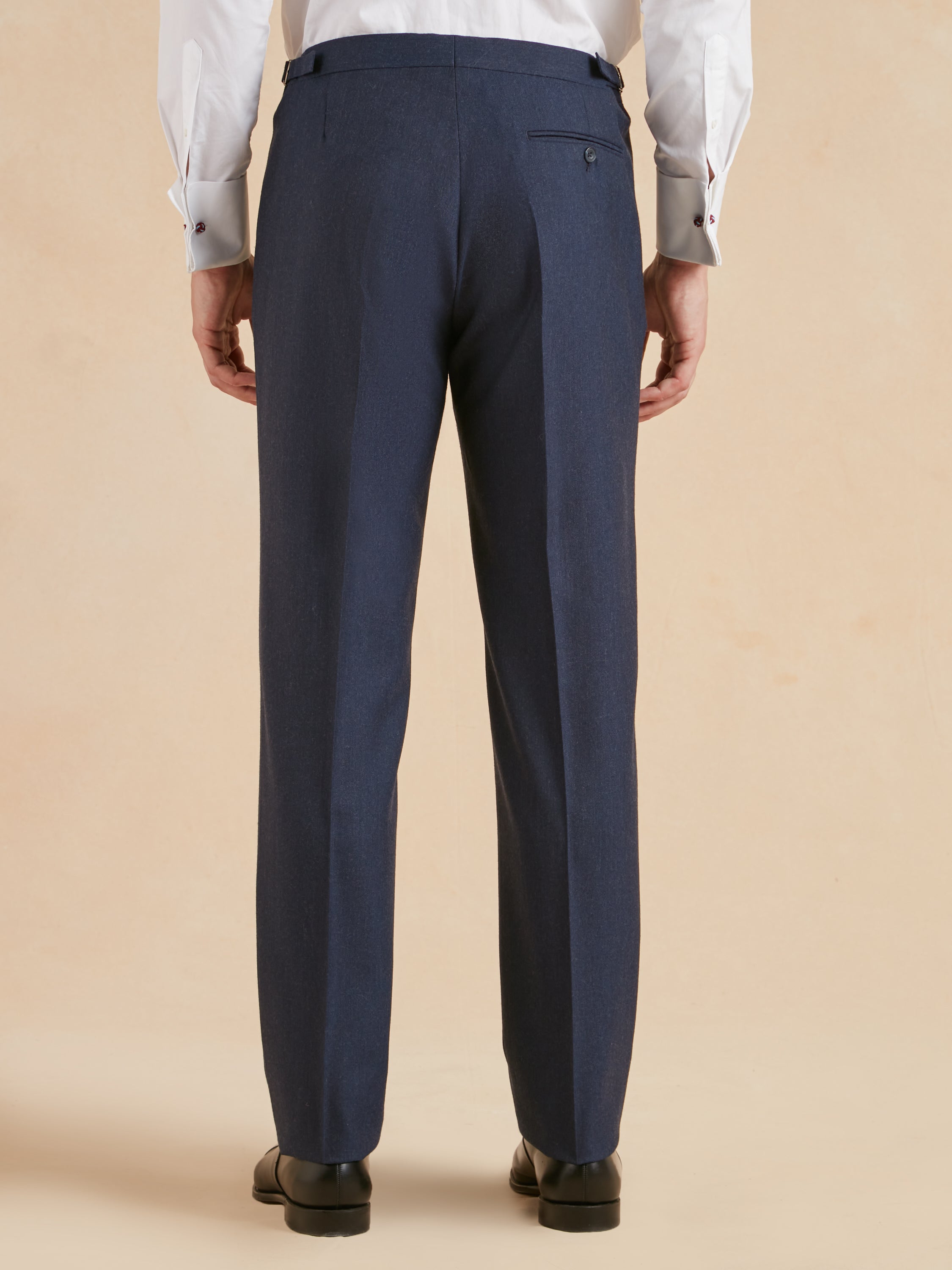 Cadogan Classic Fit Suit - Airforce Blue Twill Wool