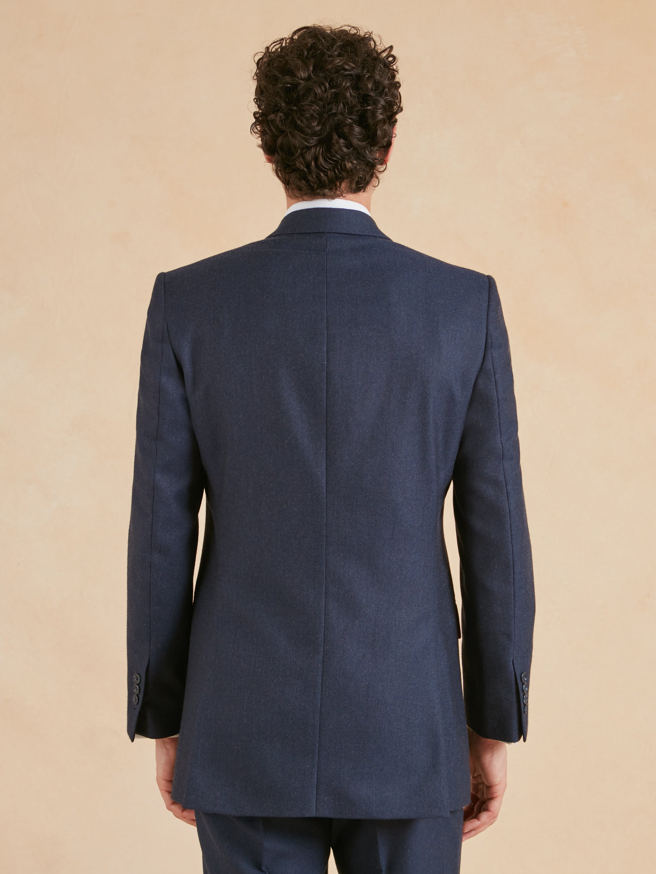 Cadogan Classic Fit Suit - Airforce Blue Twill Wool