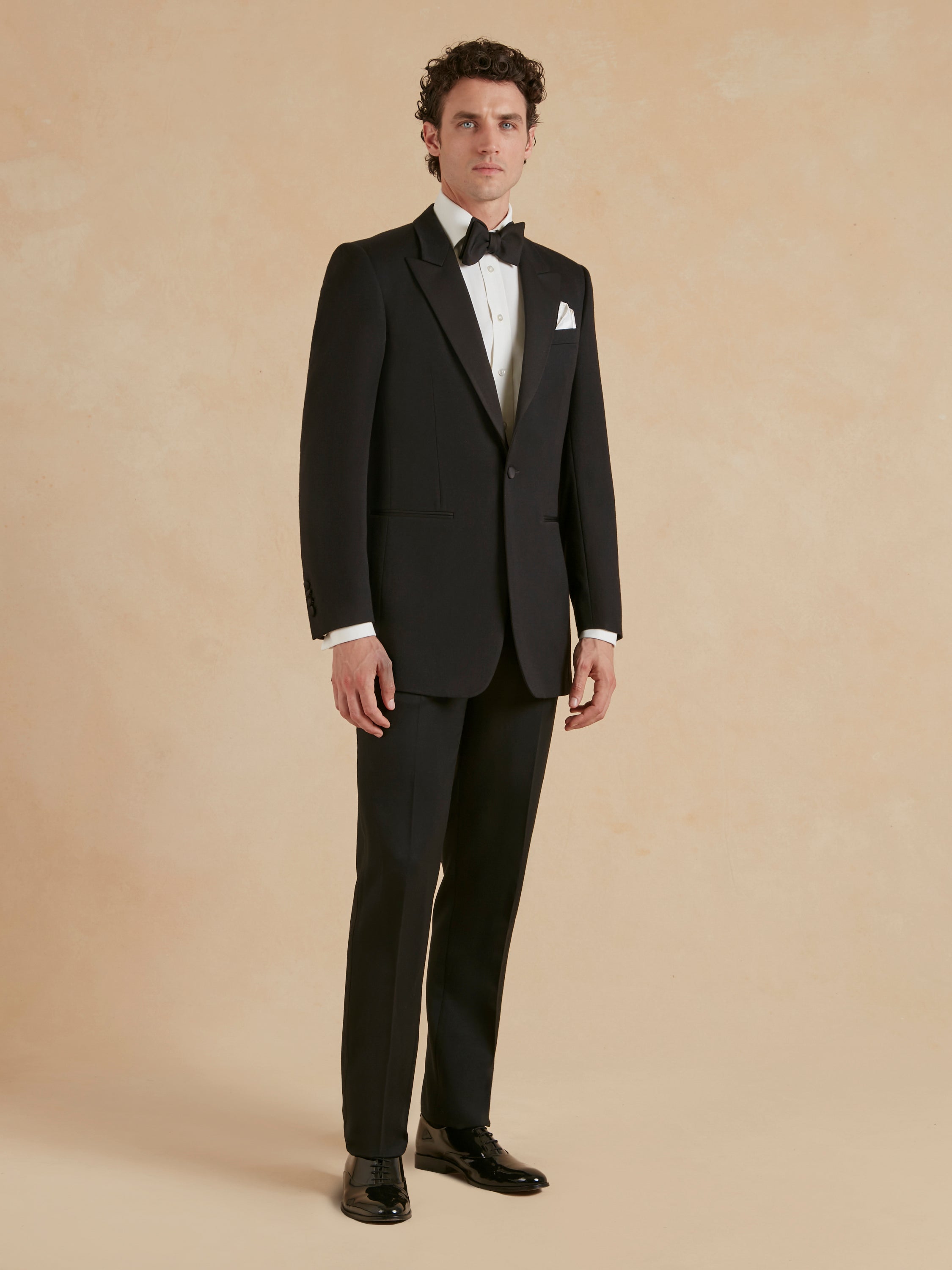 Carlyle Dinner Jacket - Black Barathea