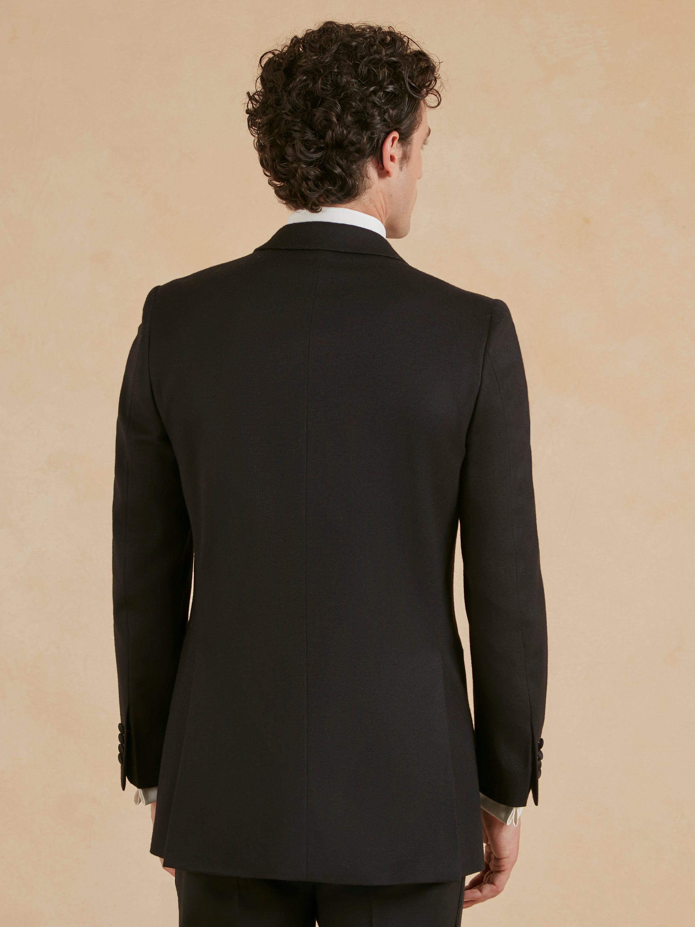 Carlyle Dinner Jacket - Black Barathea