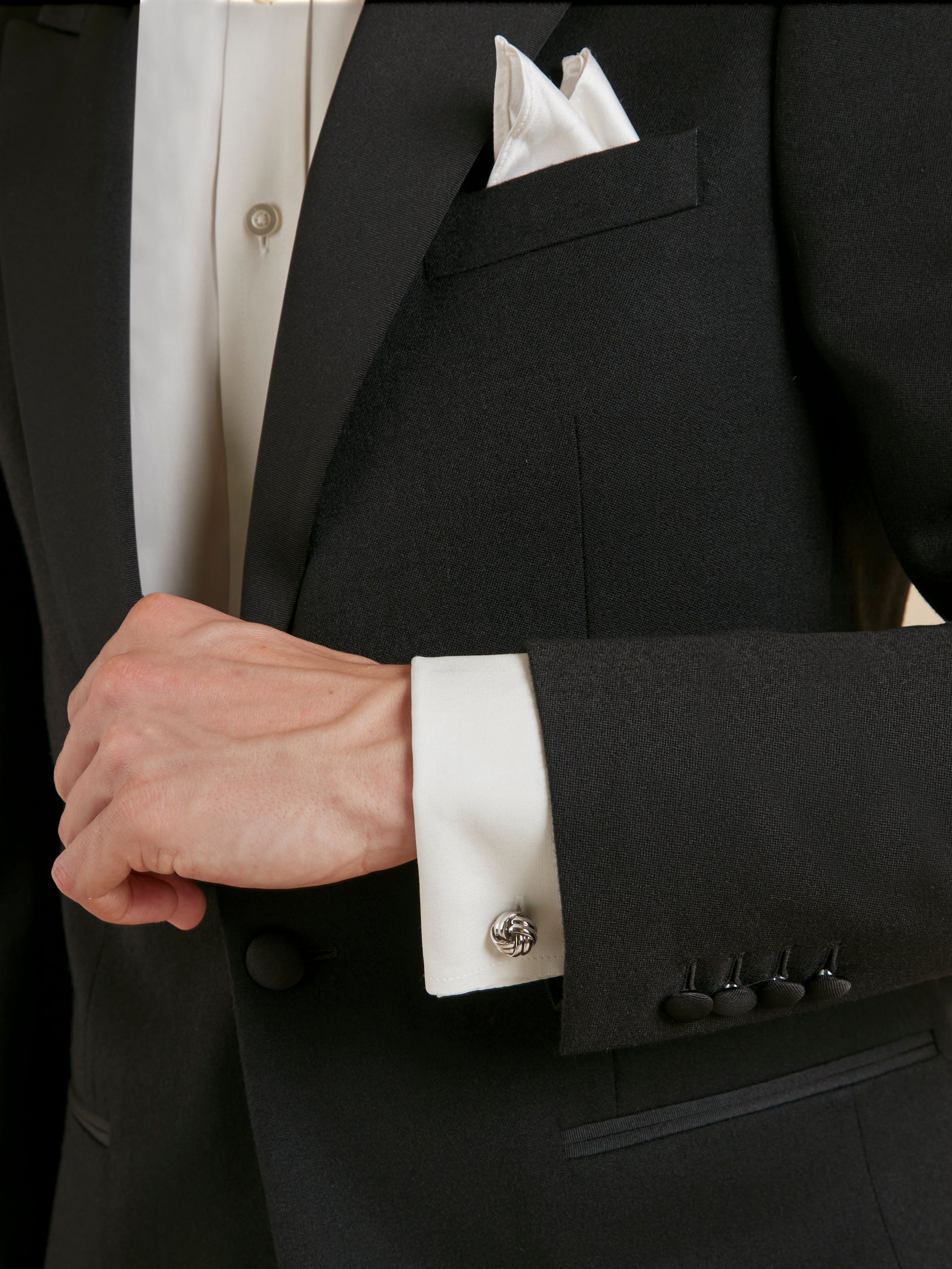 Carlyle Dinner Jacket - Black Barathea