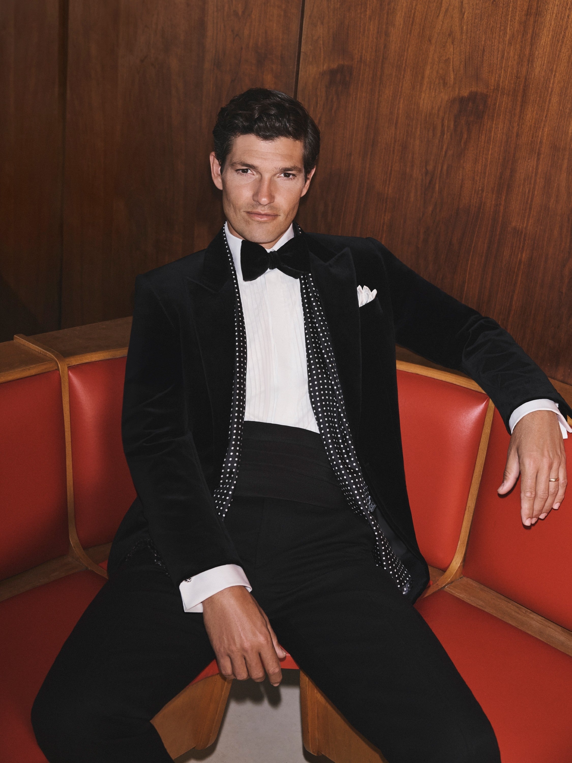 Carlyle Jacket - Black Velvet