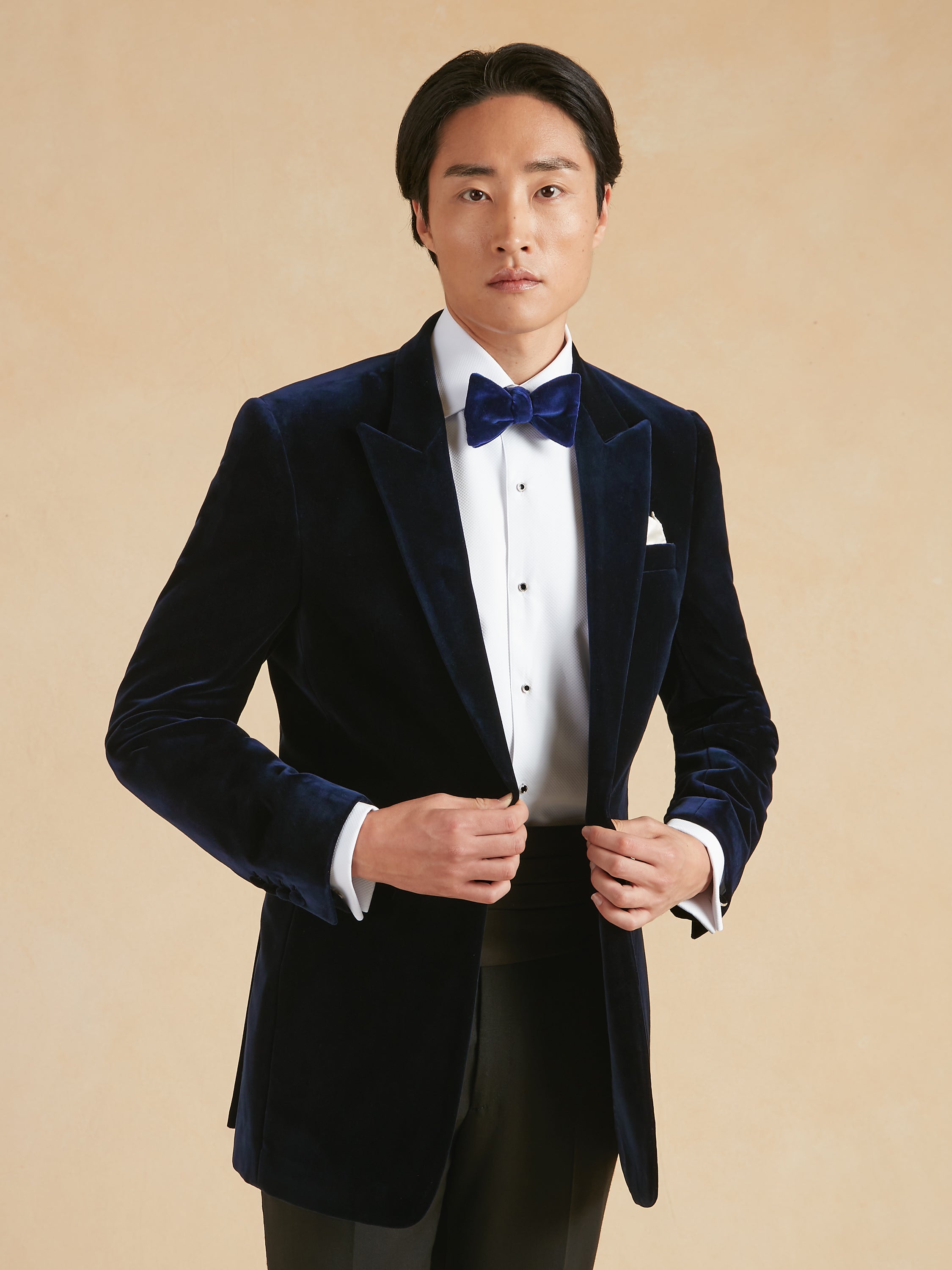 Carlyle Jacket - Navy Velvet