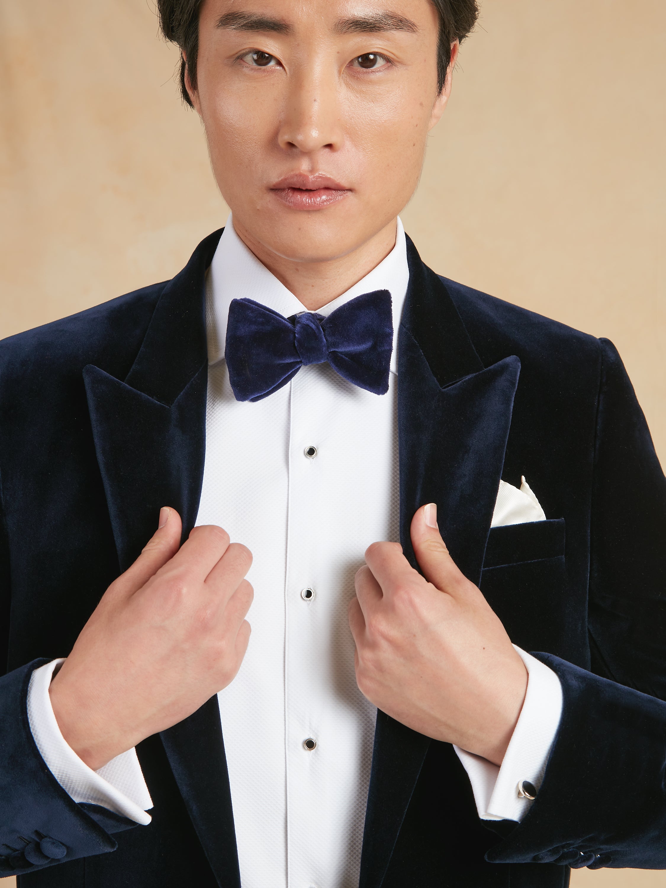 Carlyle Jacket - Navy Velvet