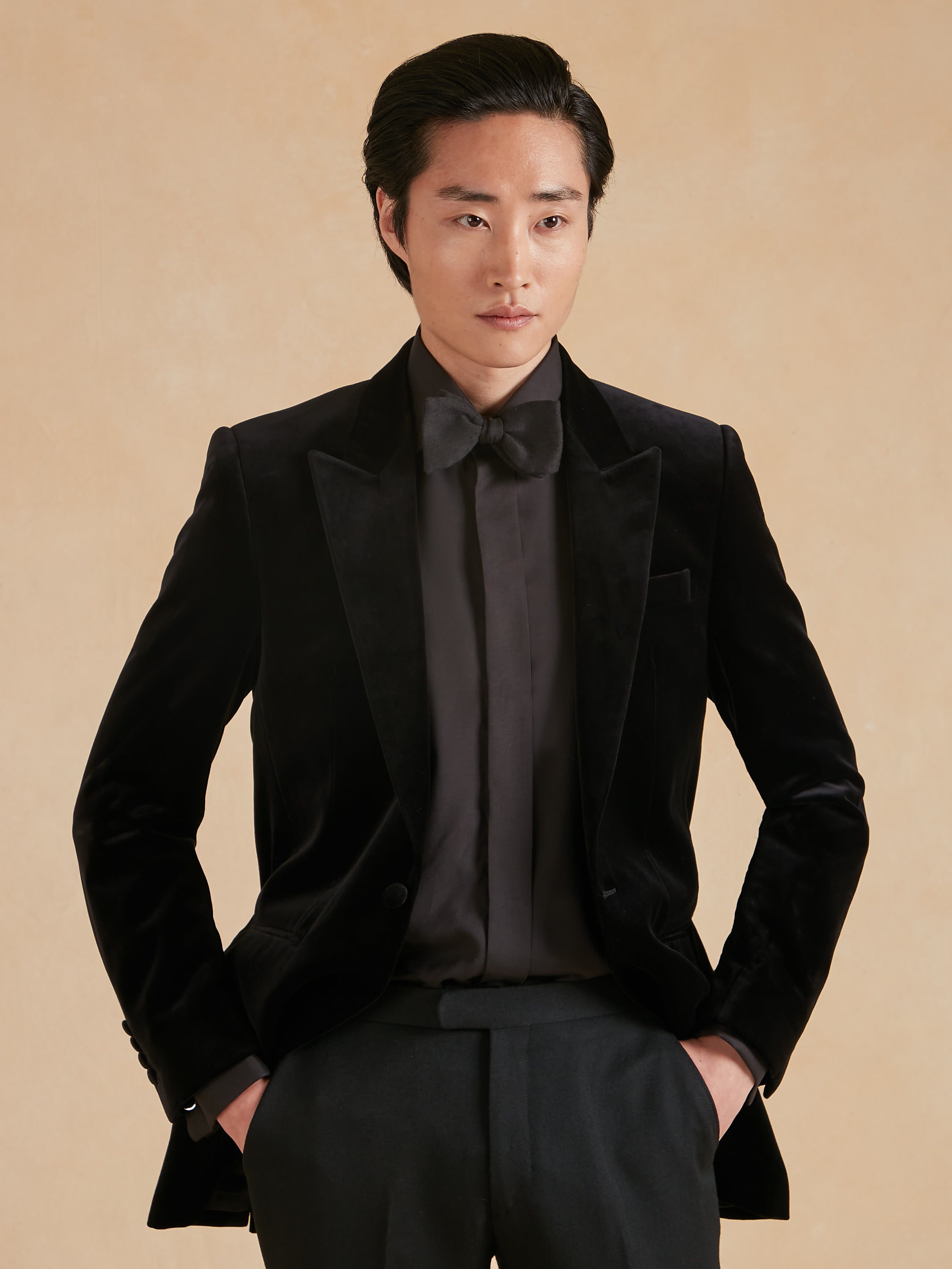 Carlyle Jacket - Black Velvet