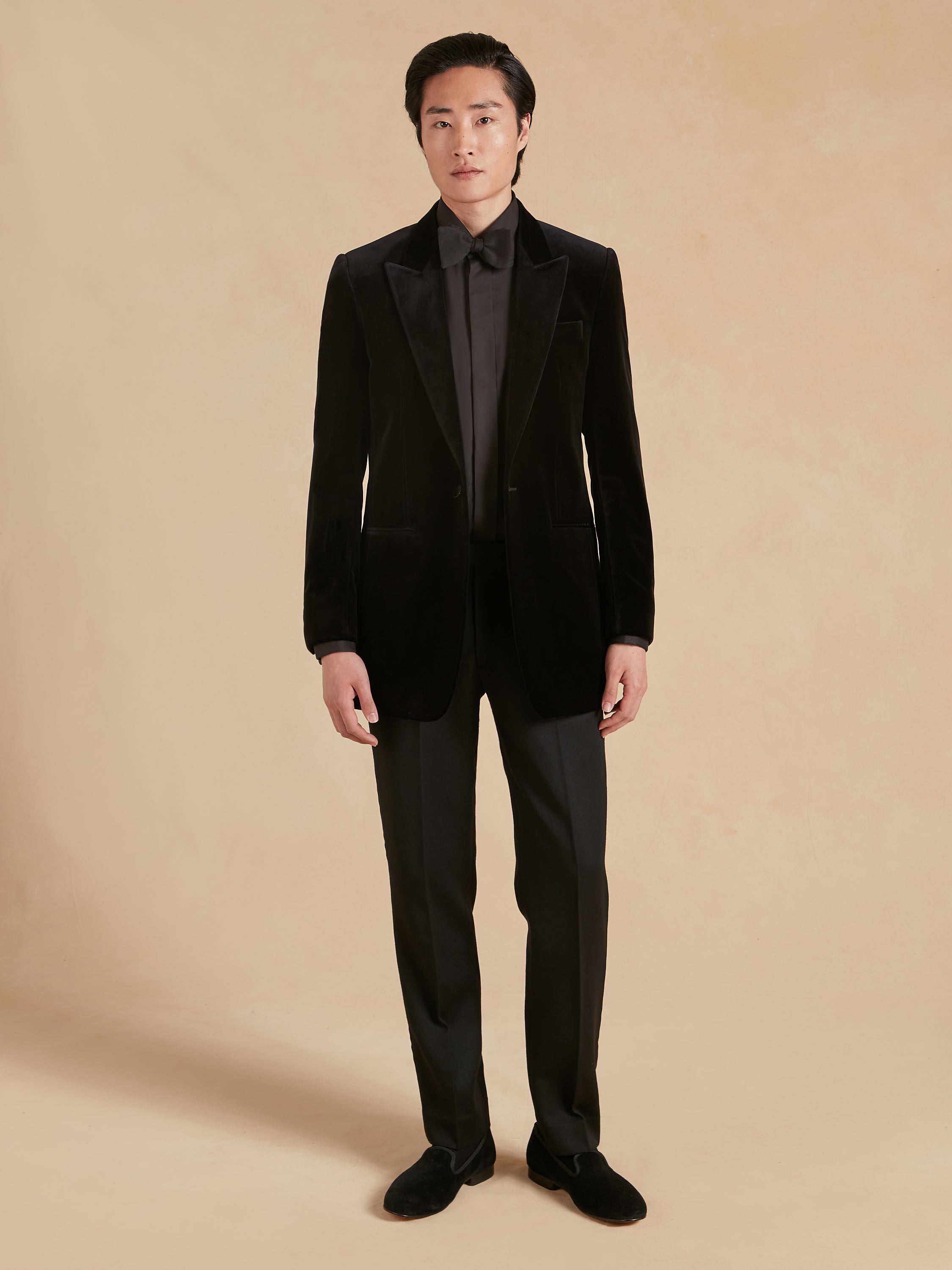 Carlyle Jacket - Black Velvet