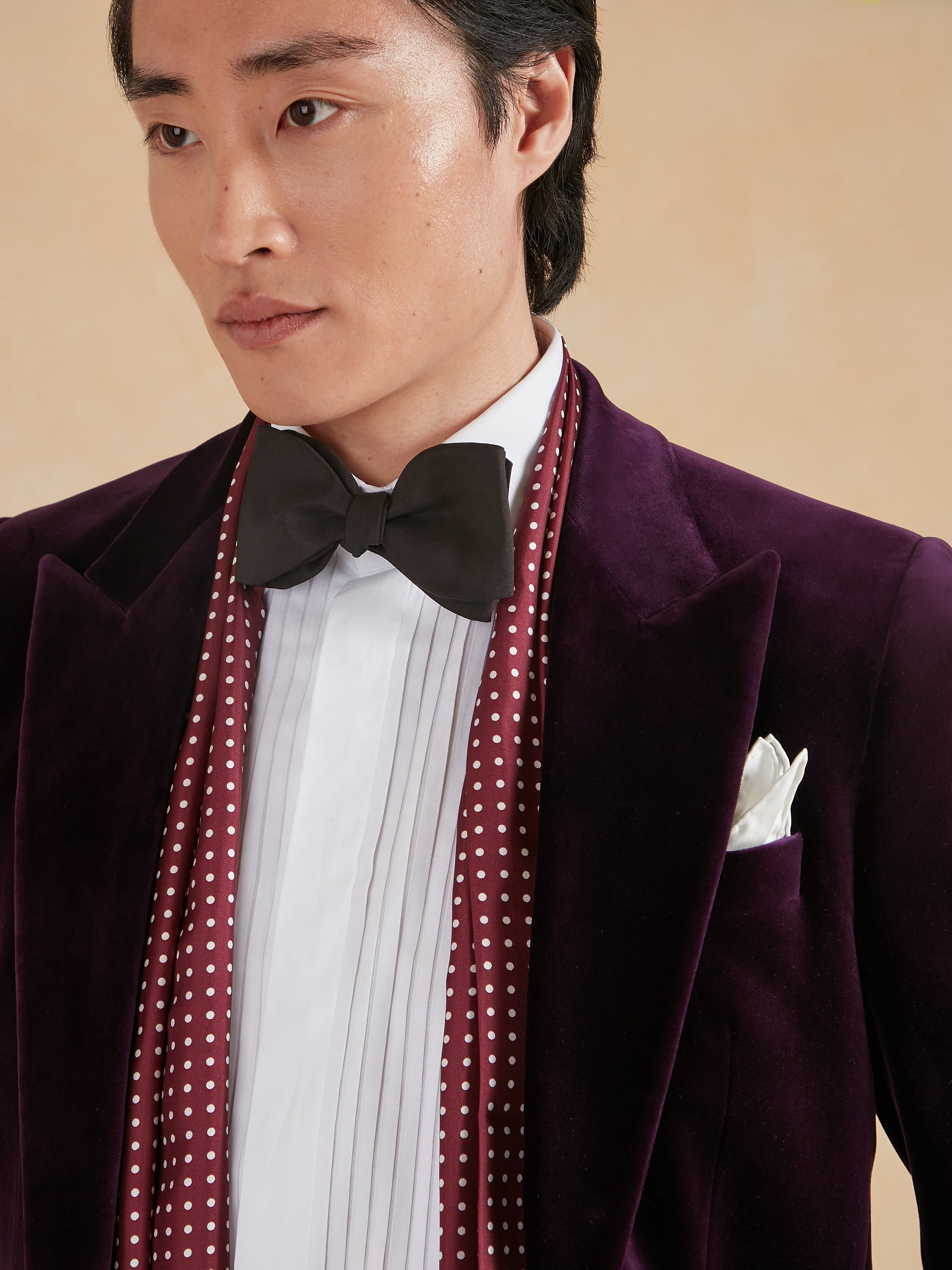 Carlyle Jacket - Deep Purple Velvet