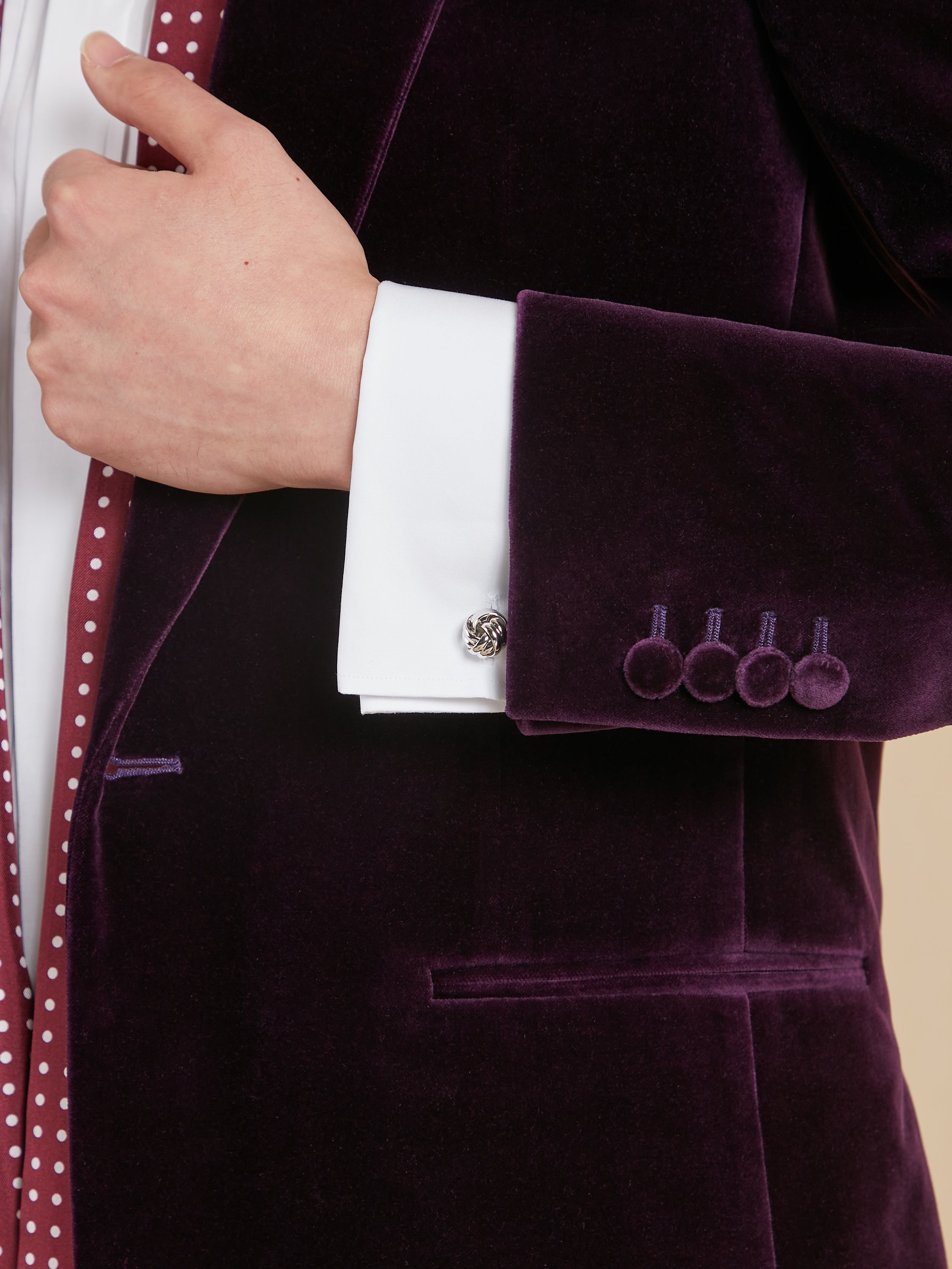 Carlyle Jacket - Deep Purple Velvet