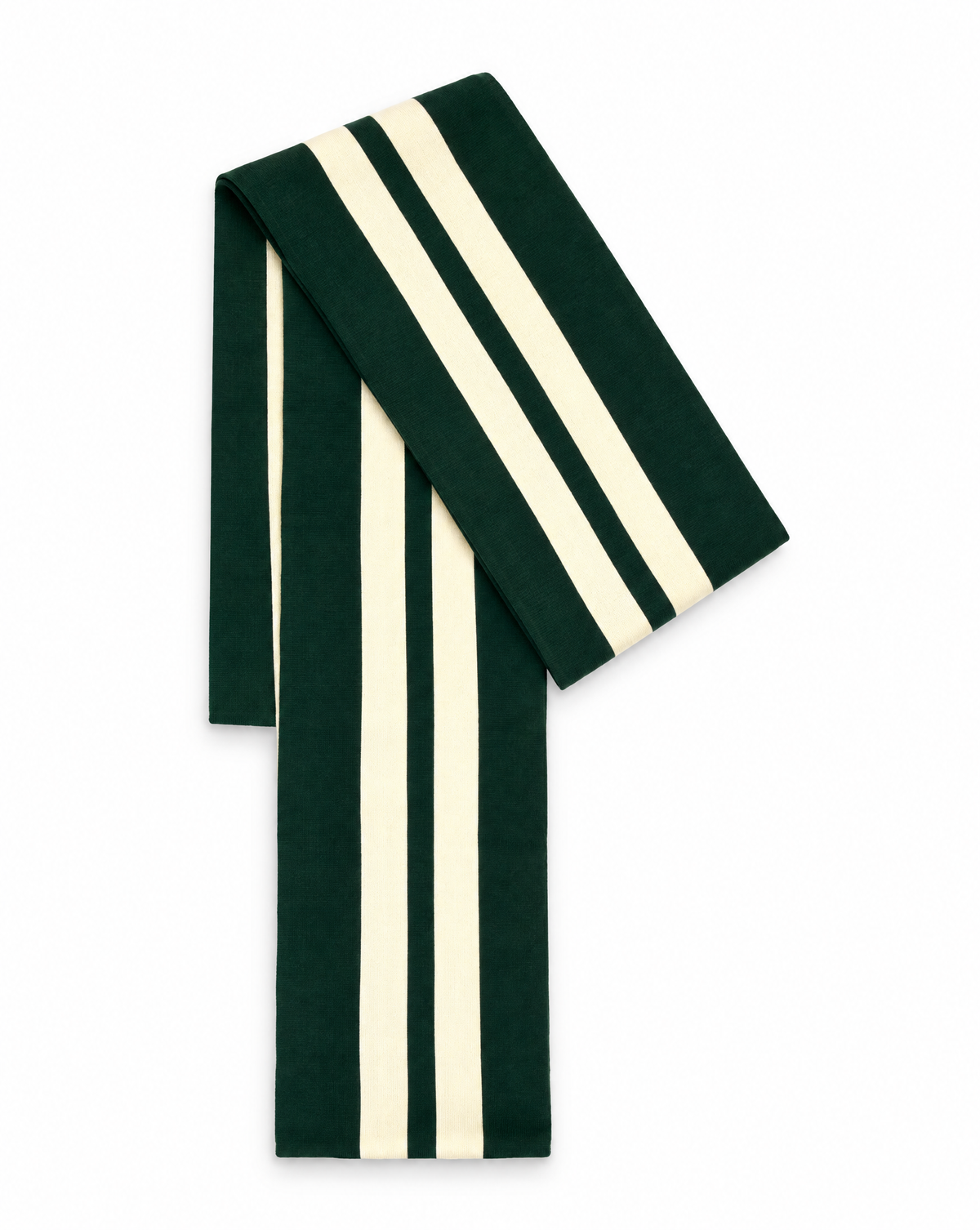 Collegiate Scarf - Forest Green/Cream
