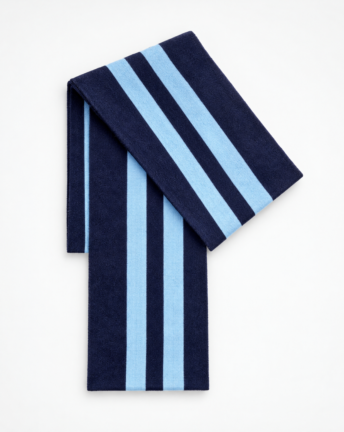 Collegiate Scarf - Navy/Pale Blue
