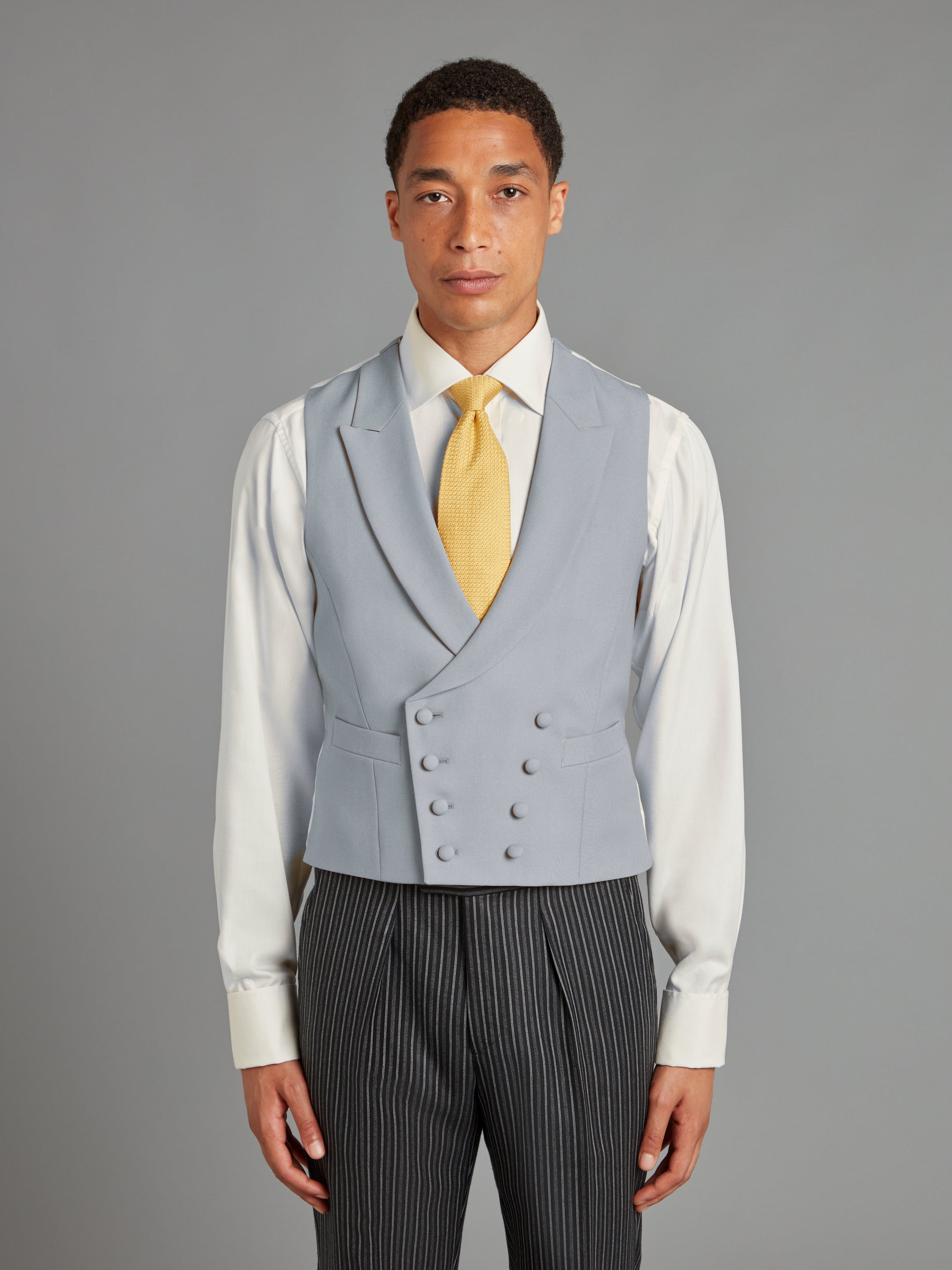 Premium Grey Wool Waistcoat – Versatile Style for Any Occasion