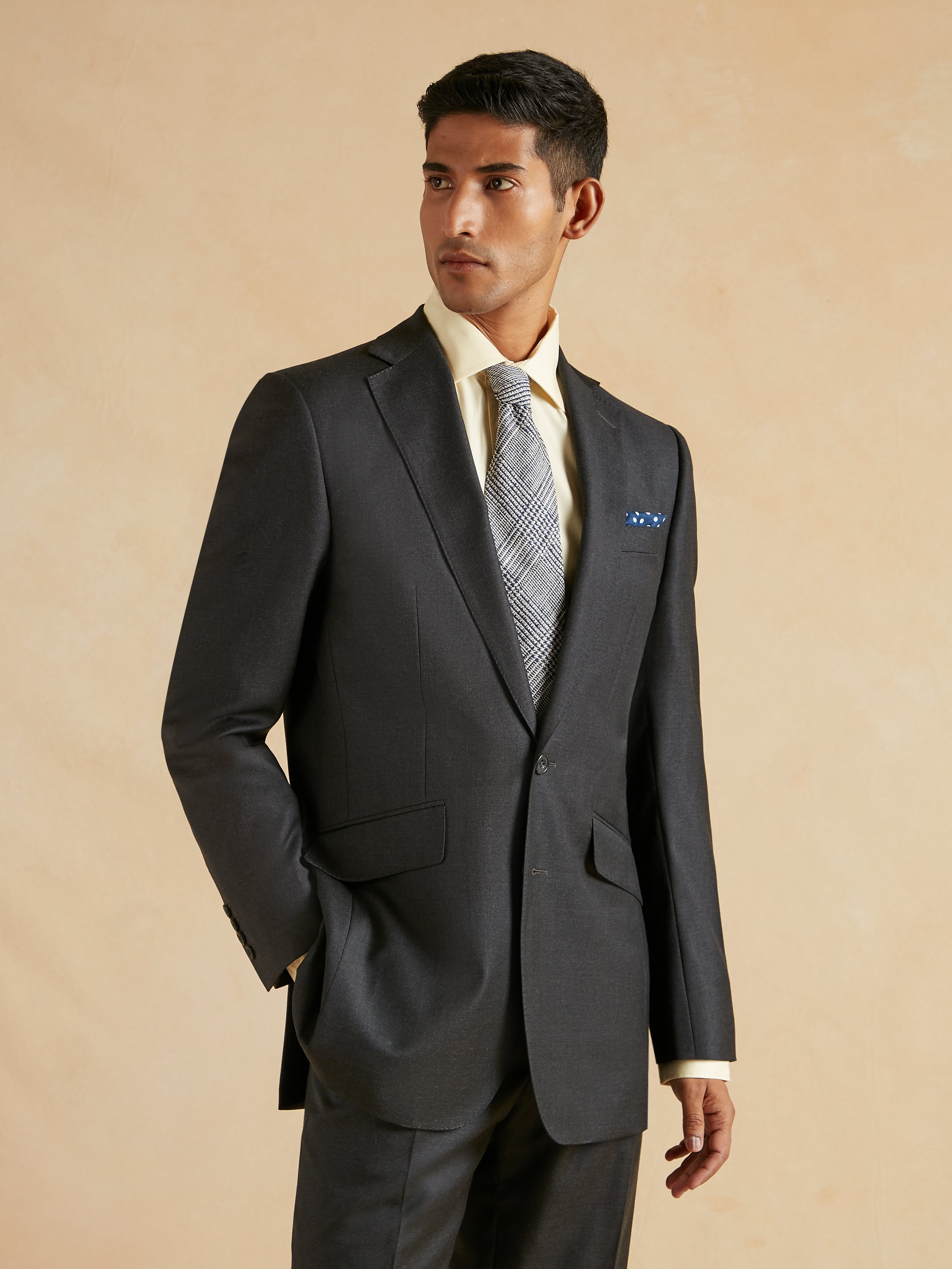 Eaton Suit - Mid Weight Wool - Charcoal