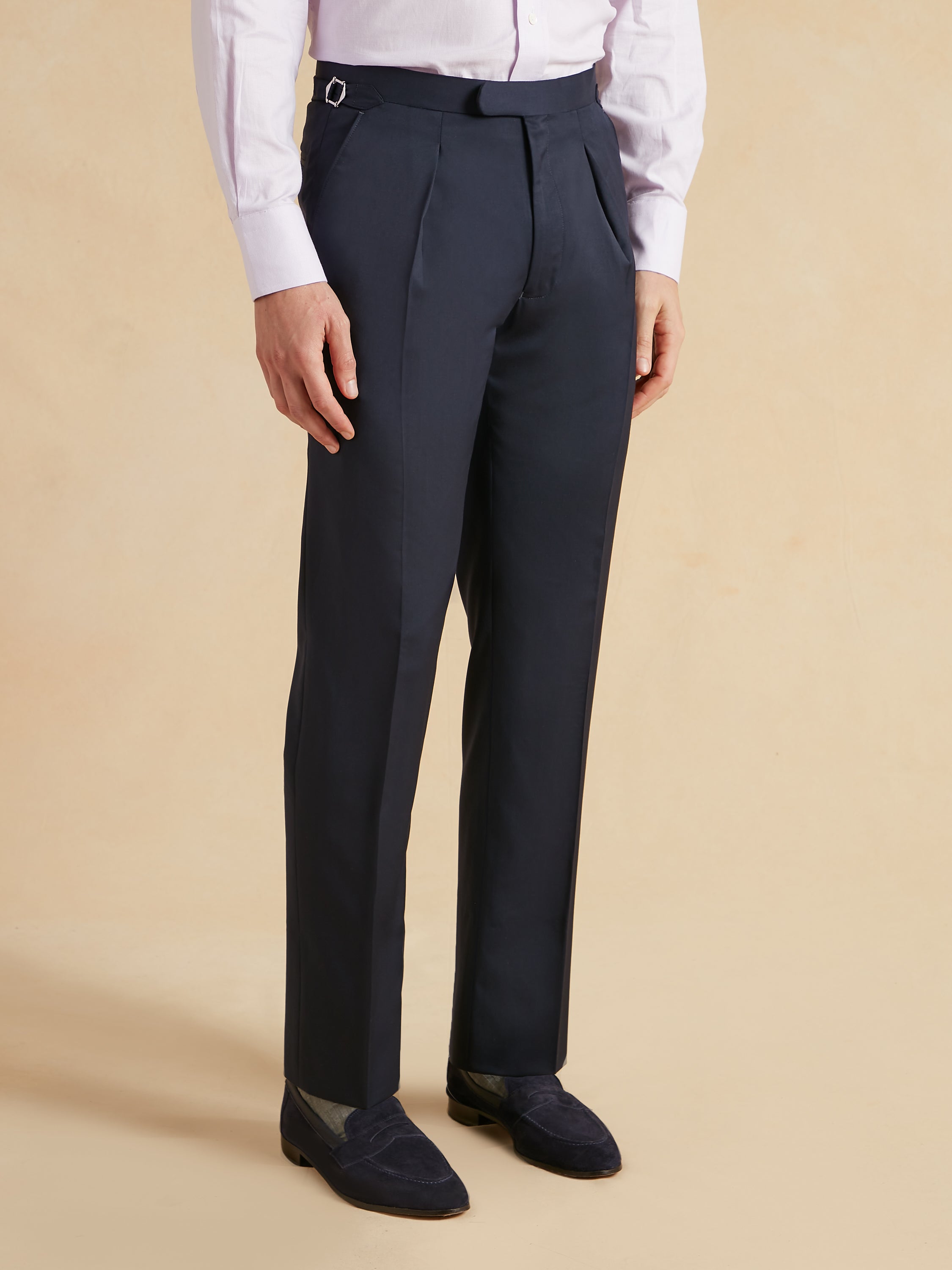 Eaton Suit Natural Stretch Italian Wool - Navy