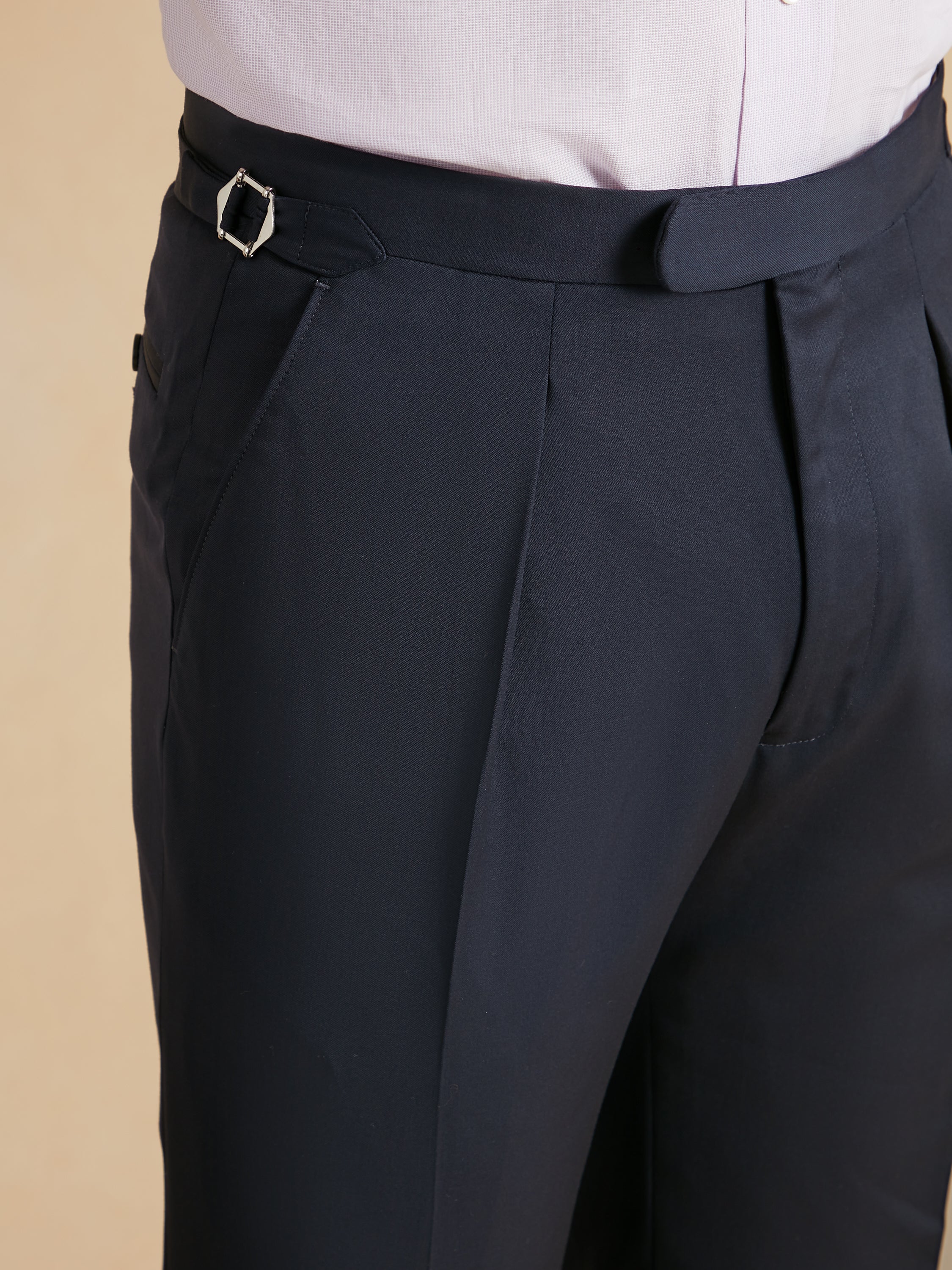 Eaton Suit Natural Stretch Italian Wool - Navy