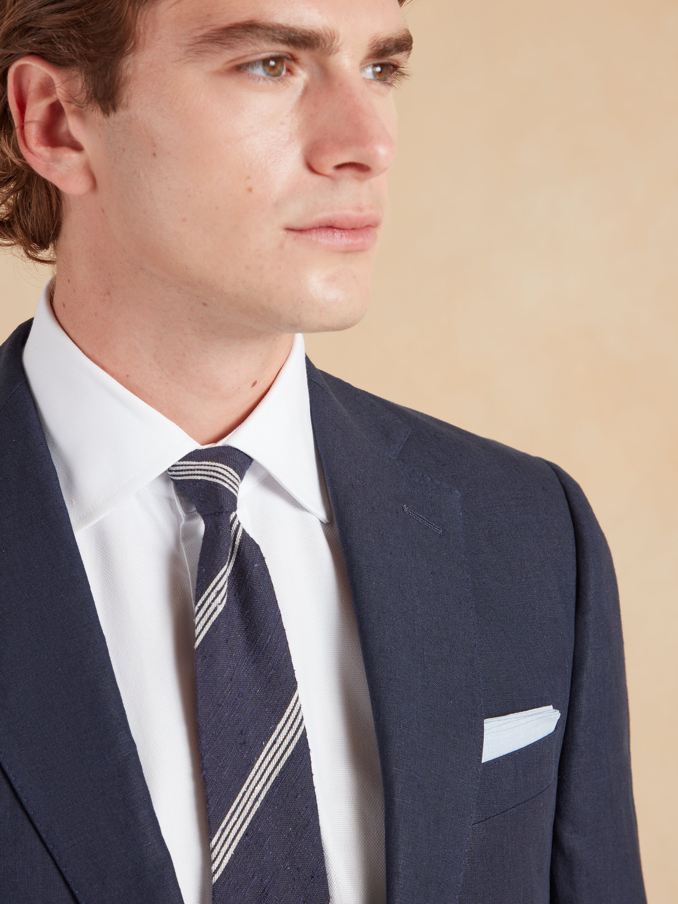 Eaton Jacket - Navy Linen