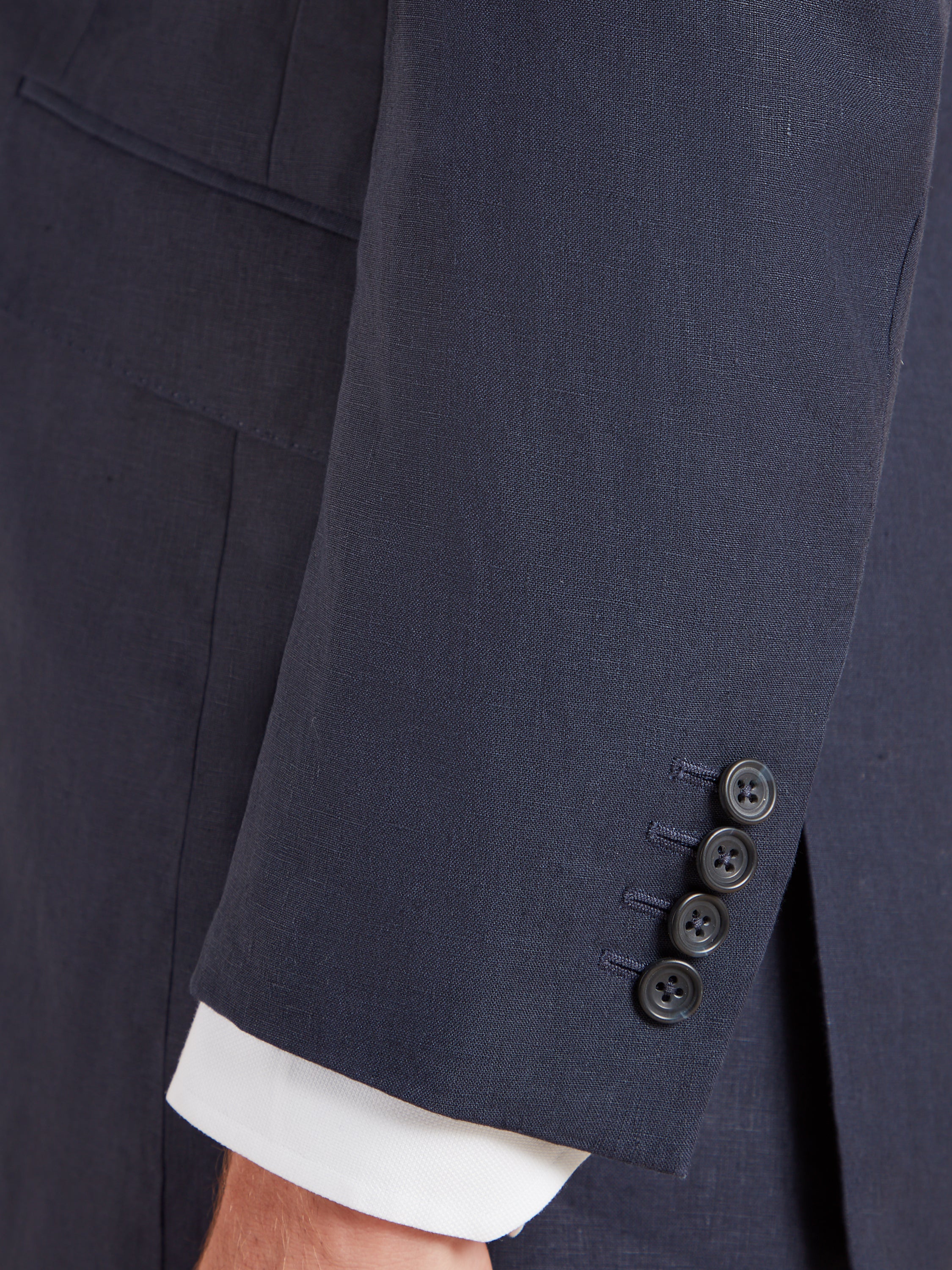 Eaton Jacket - Navy Linen