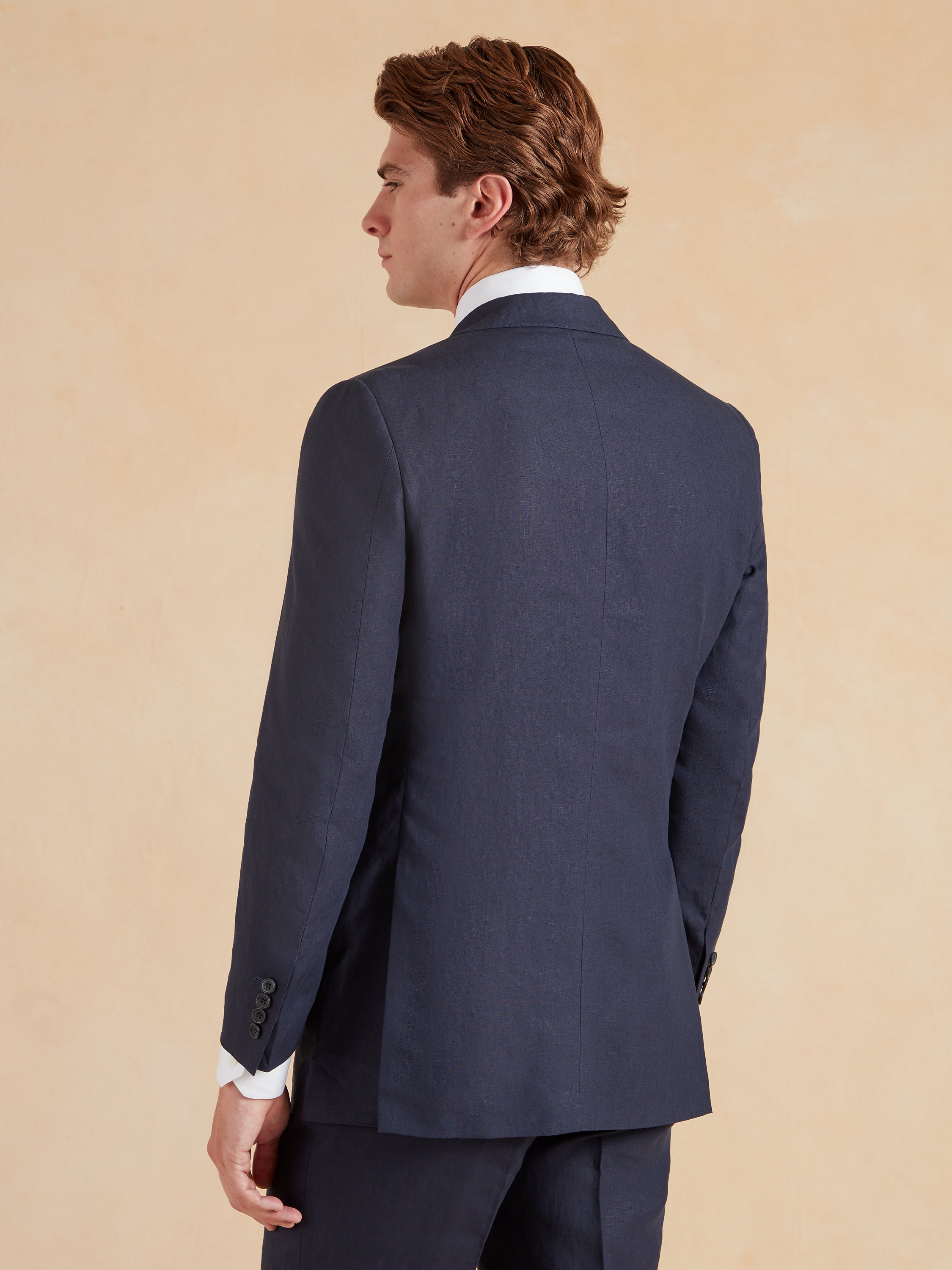Eaton Jacket - Navy Linen