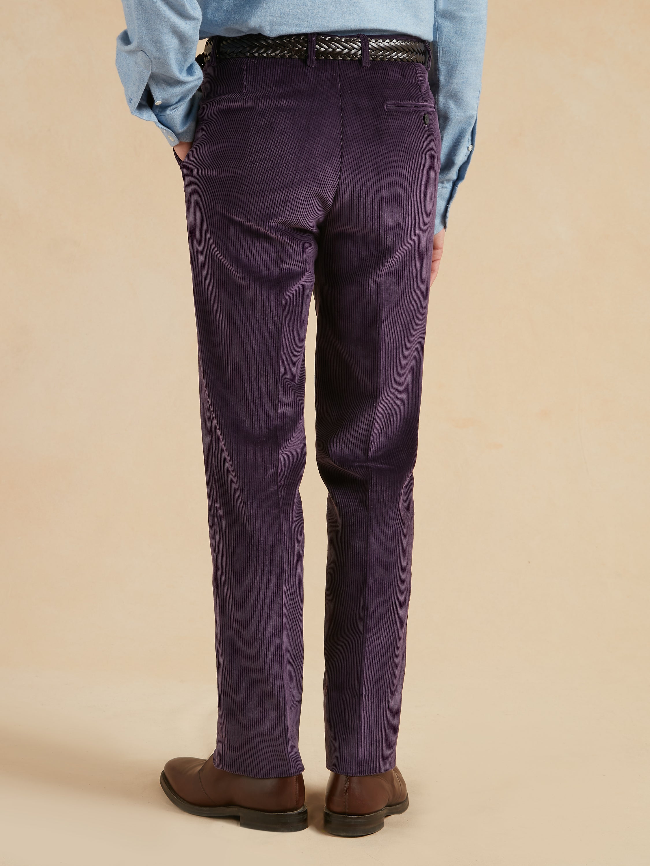 Heavyweight Corduroy Trousers - Deep Purple