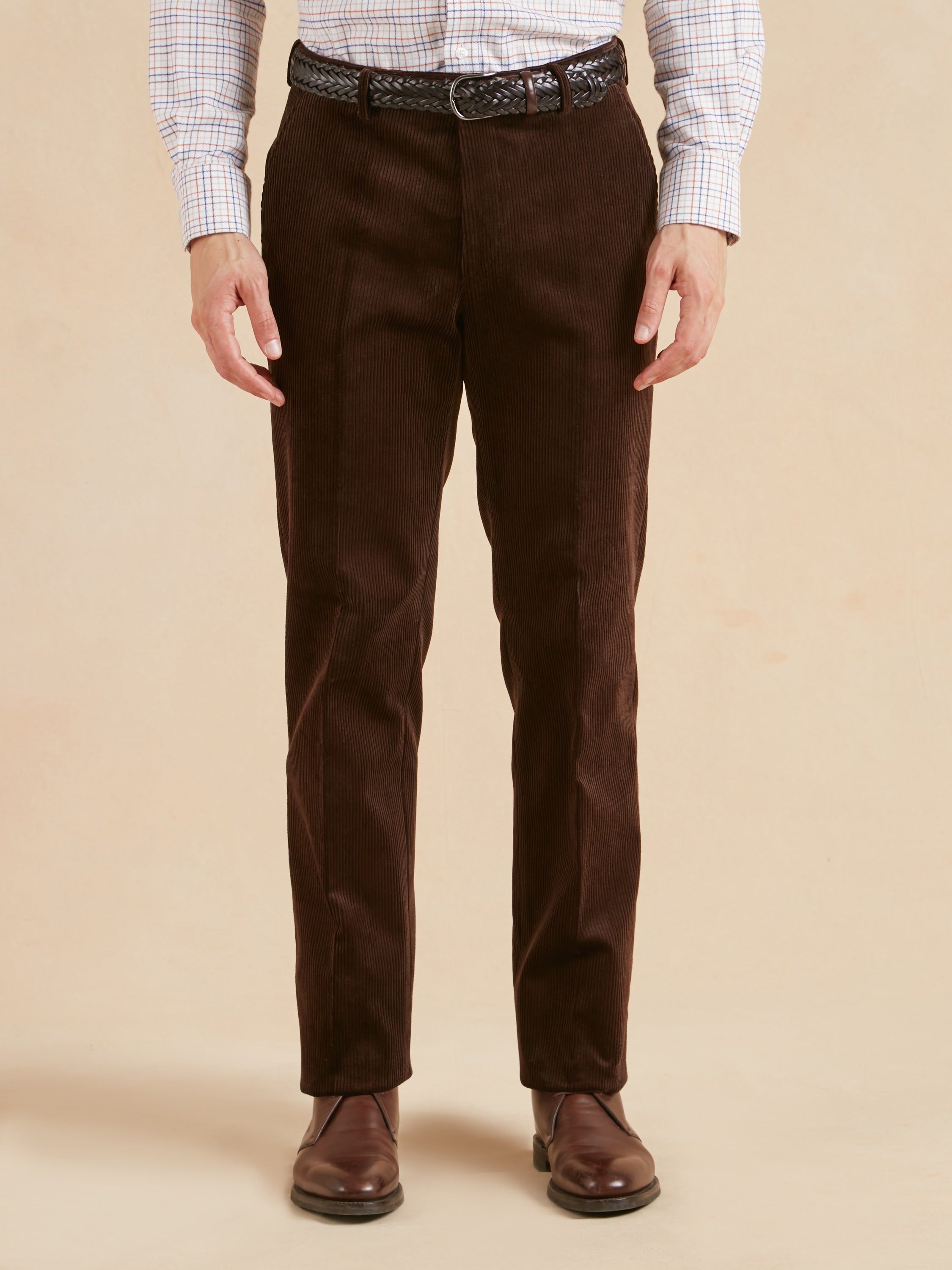 Heavyweight Corduroy Trousers - Dark Brown