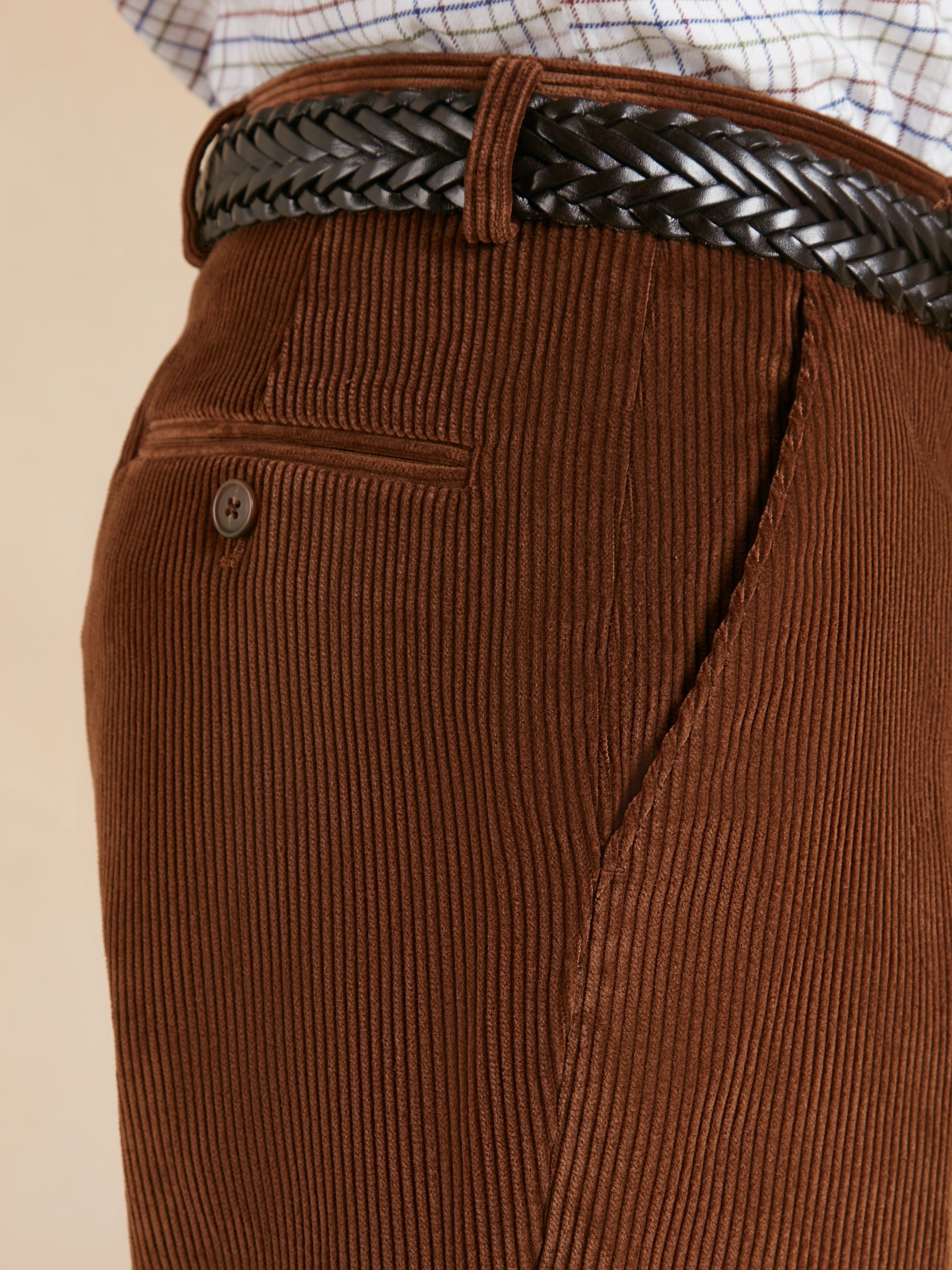 Heavyweight Corduroy Trousers - Tan