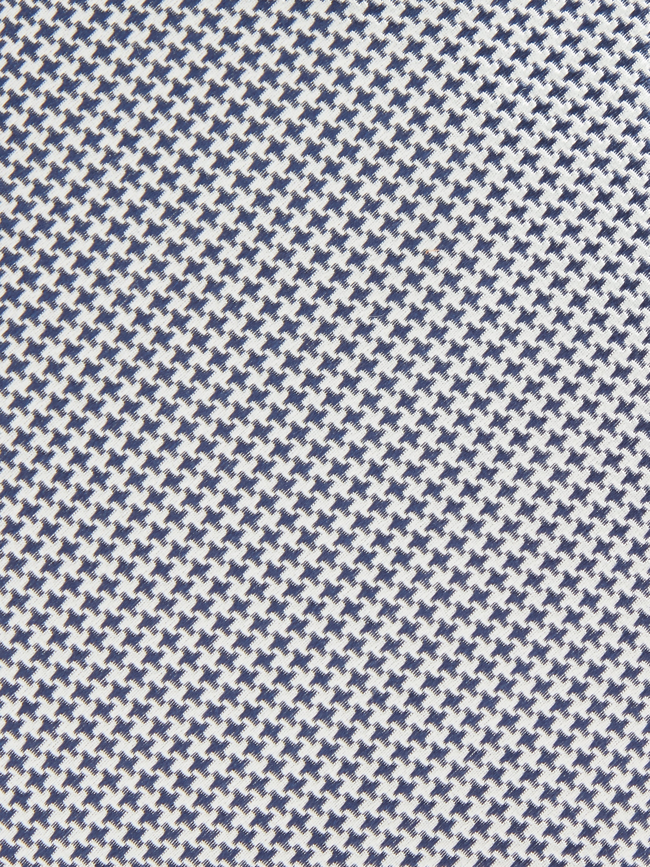 Houndstooth Tie - Navy