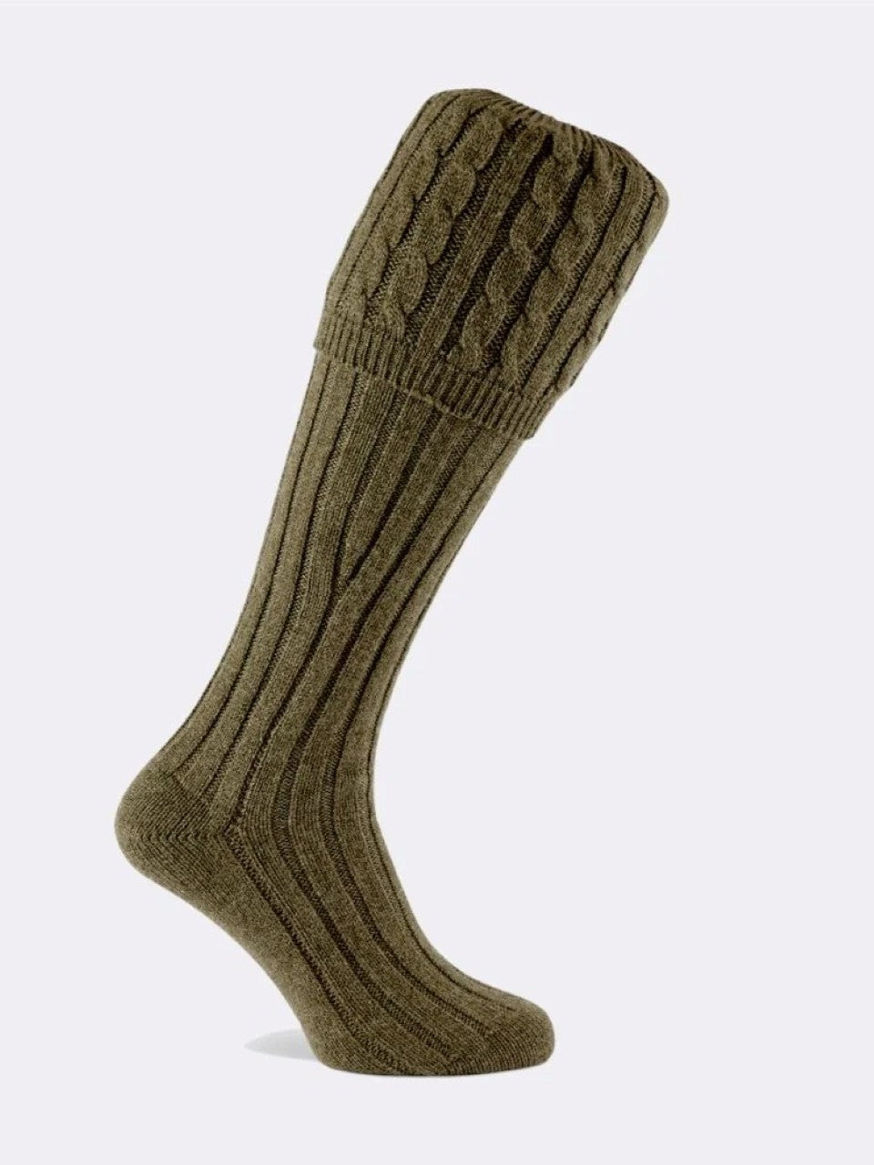 Mayfair Cashmere Shooting Socks - Thyme