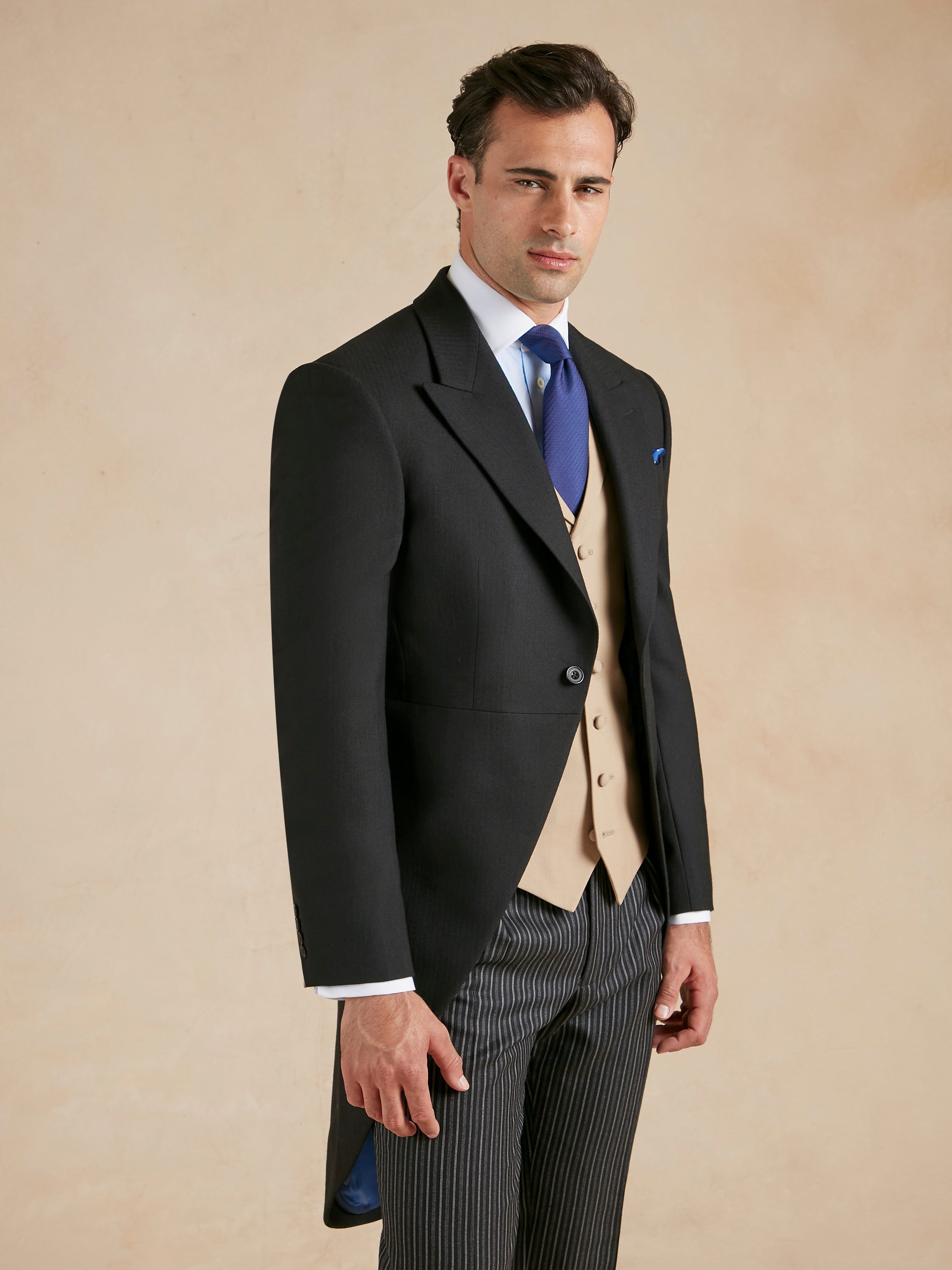 Morning Suit Hire - Morning Coat, Trousers & Single Breasted Waistcoat