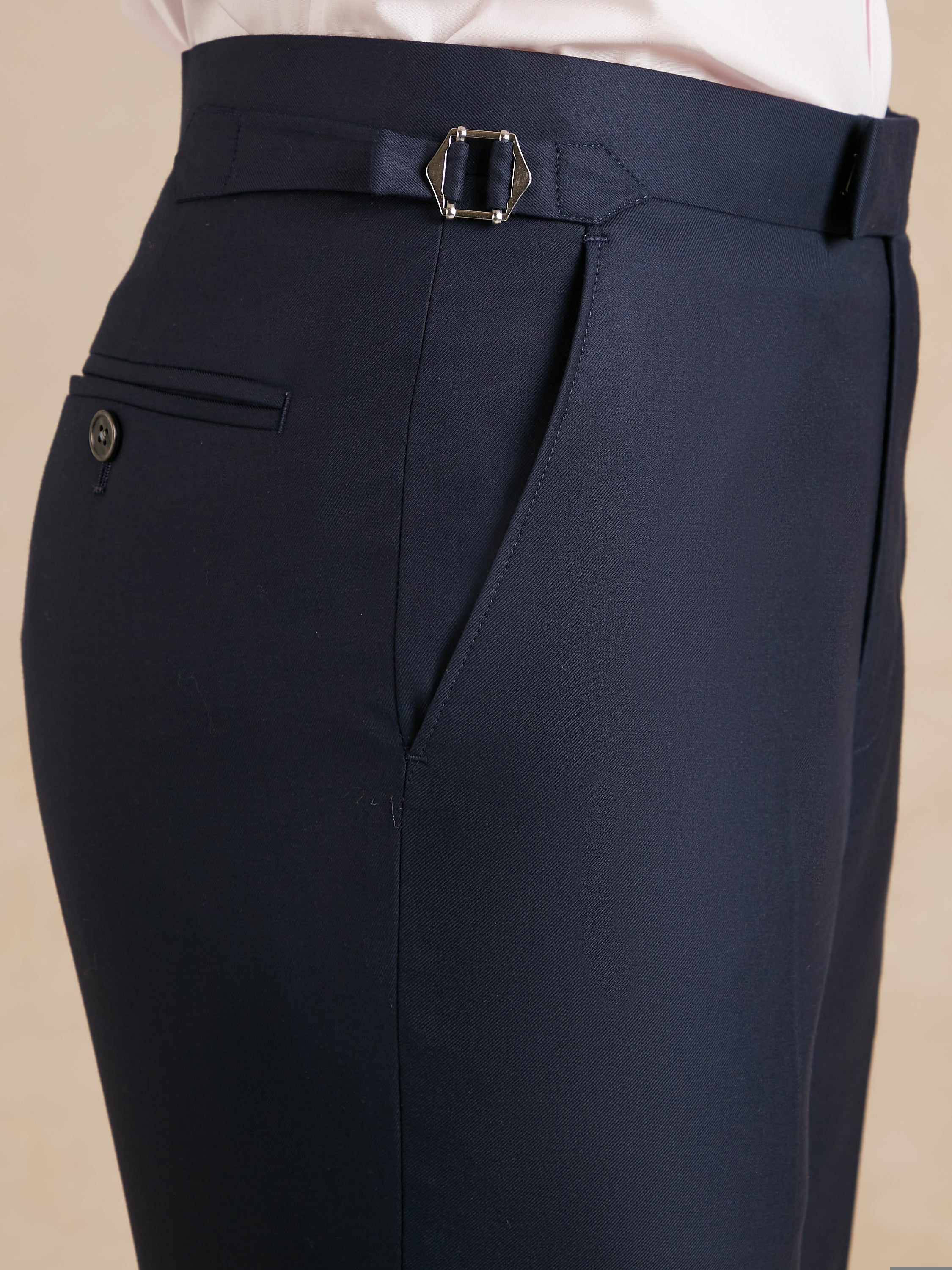 Mayfair Tailored Fit Suit - Navy Superfine Wool