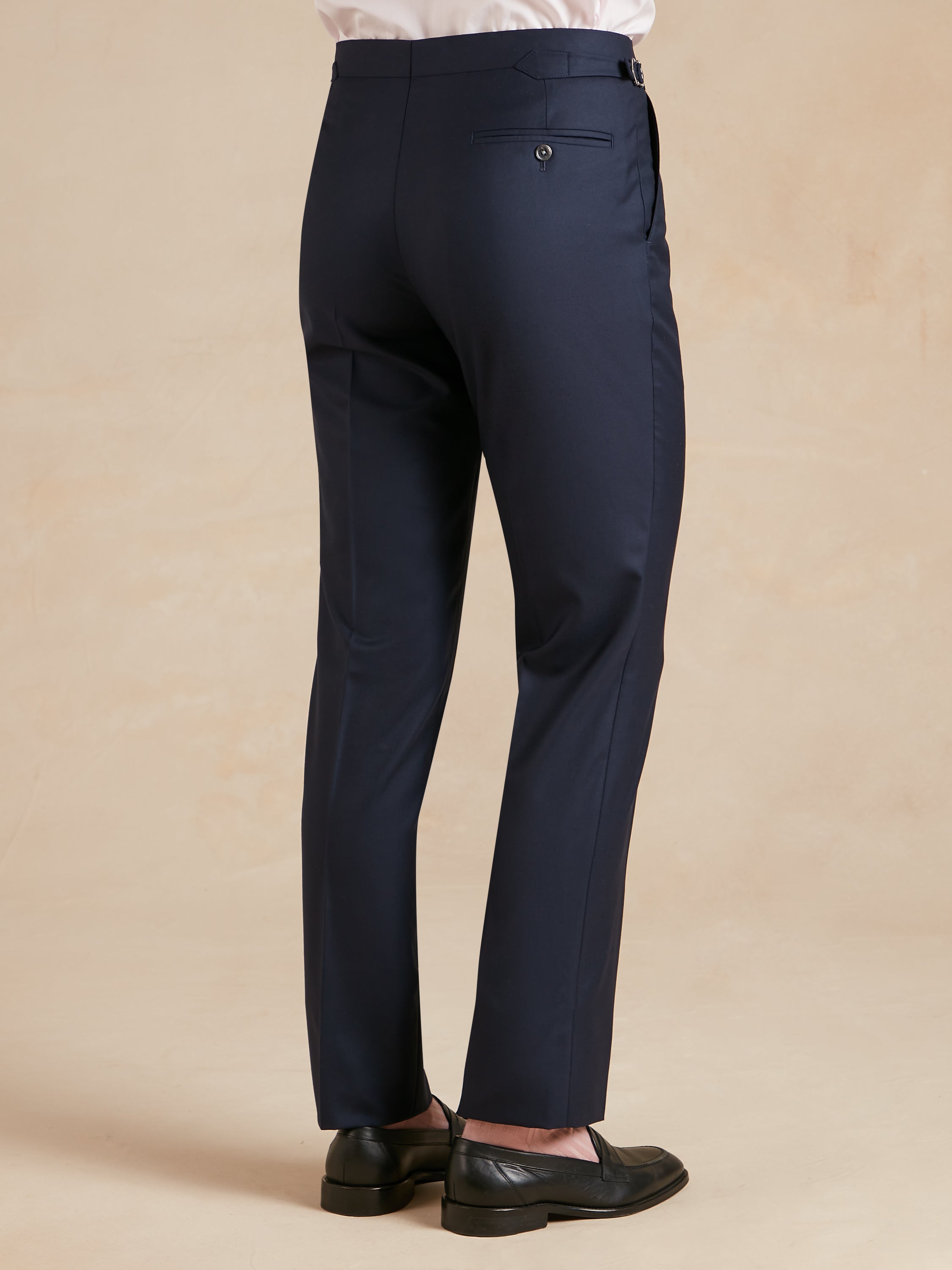 Mayfair Tailored Fit Suit - Navy Superfine Wool